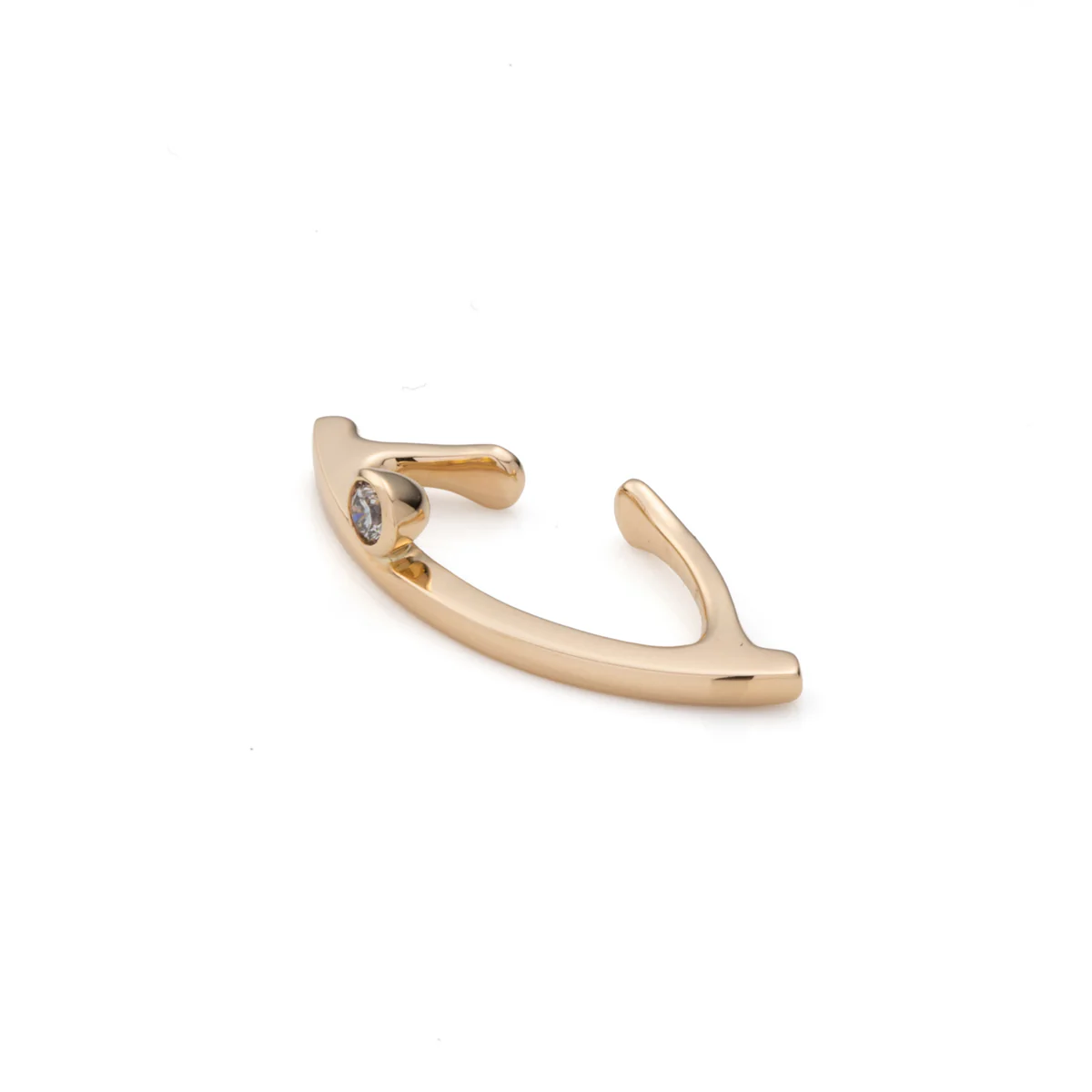 BOW Diamond Ear Cuff - Image 4