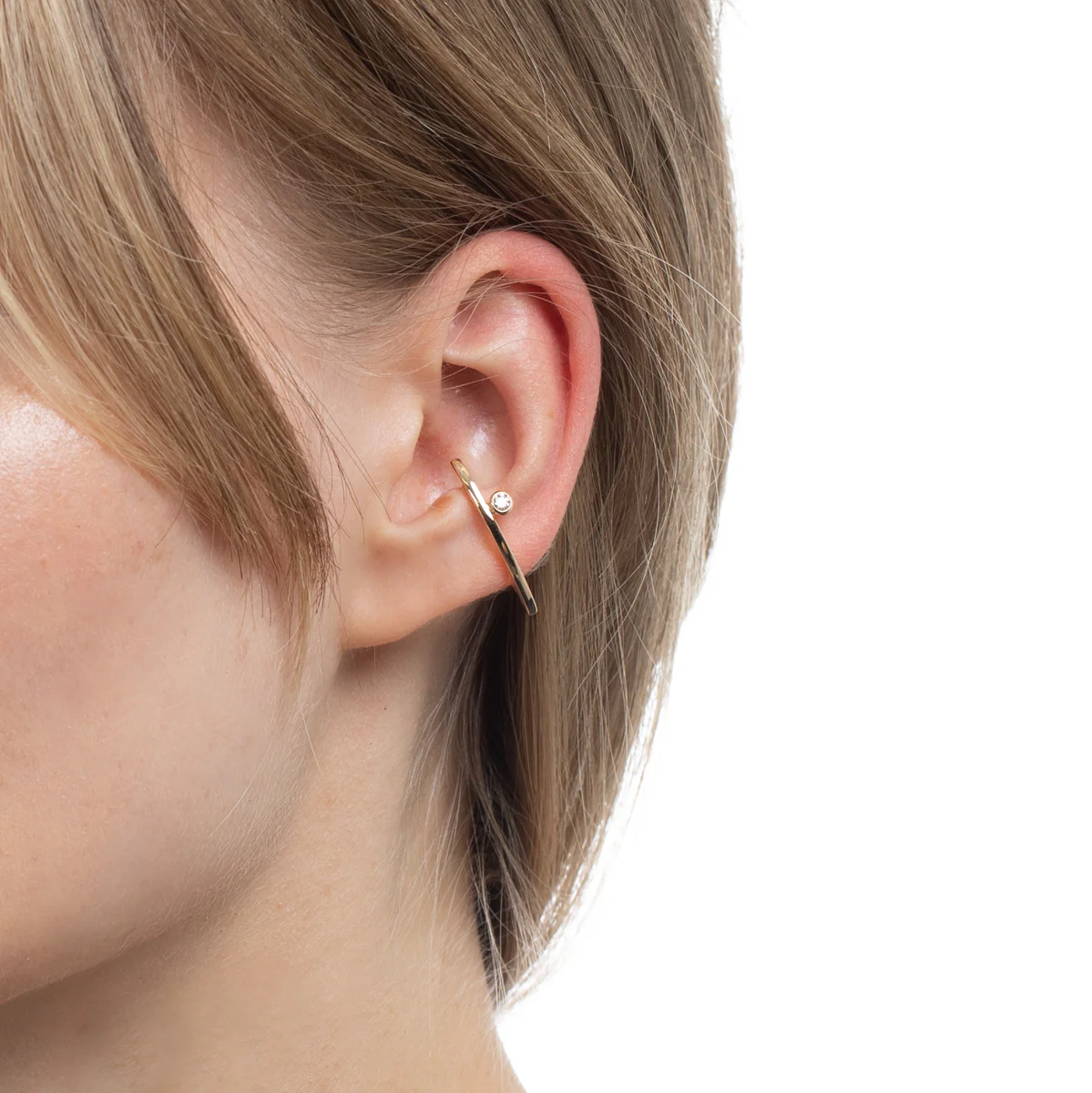BOW Diamond Ear Cuff - Image 5