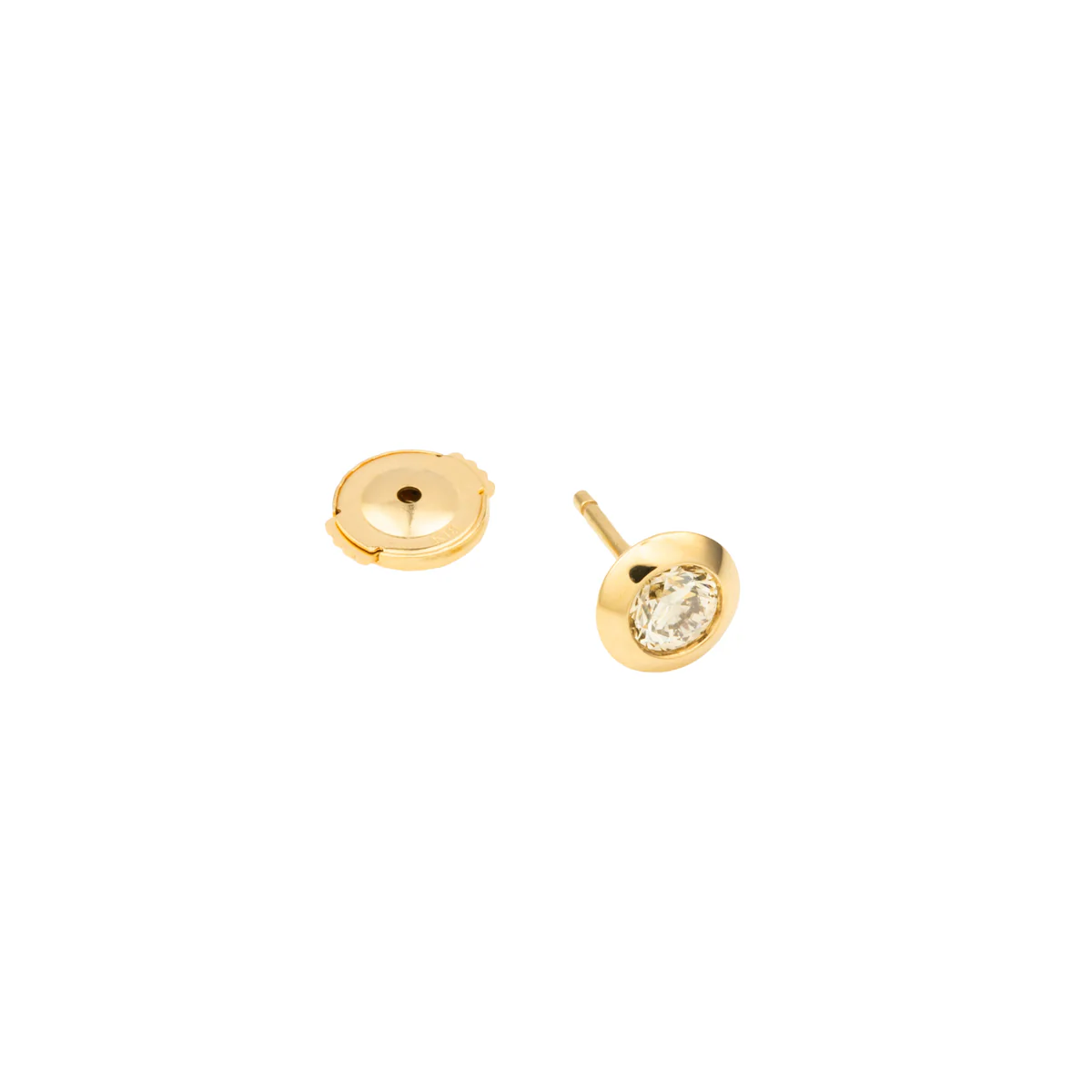 18K CASCADE Diamond Stud Earring - Image 3