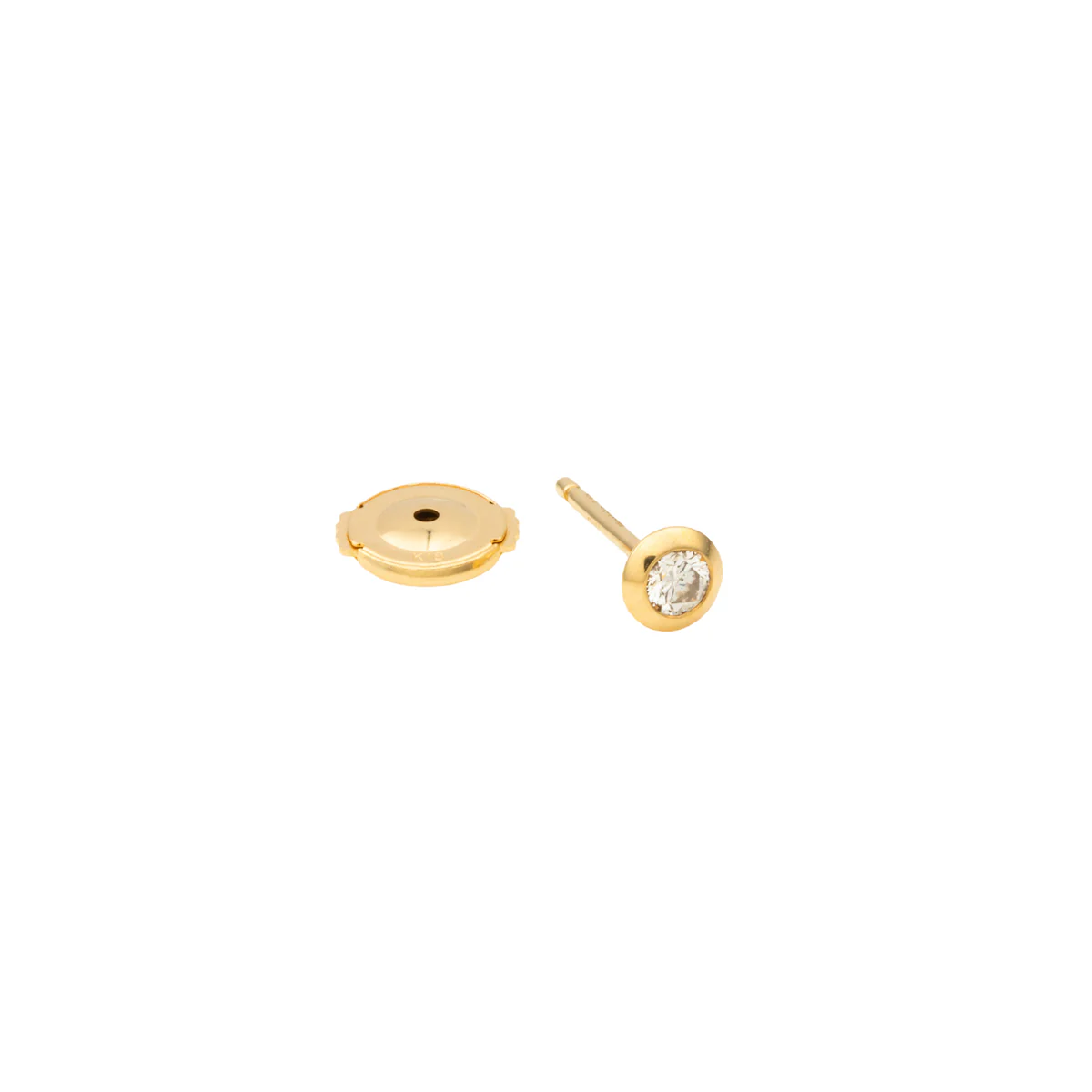 18K CASCADE Diamond Stud Earring - Image 3