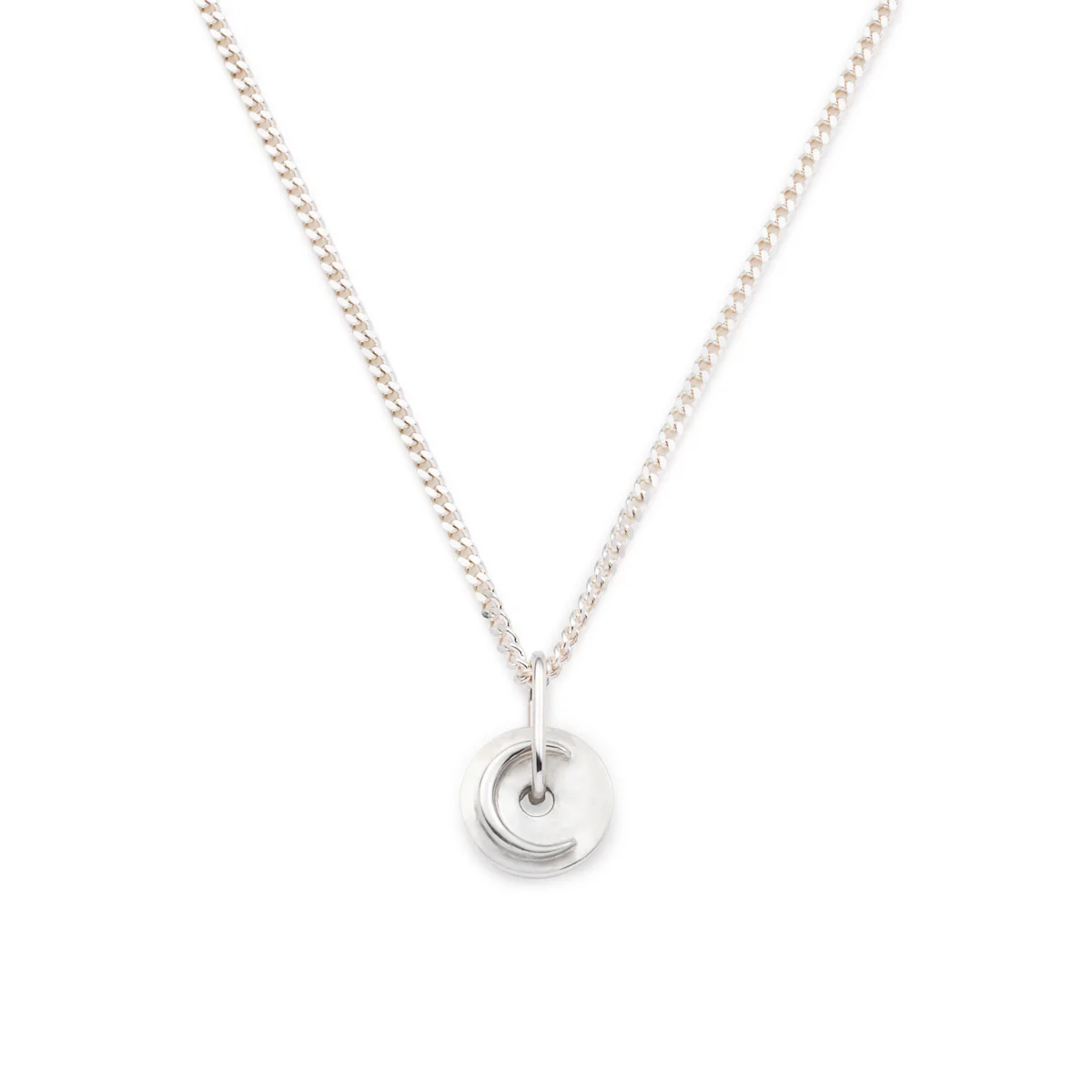 CELESTIALS THE MOON Diamond  Necklace  Mini - Image 4