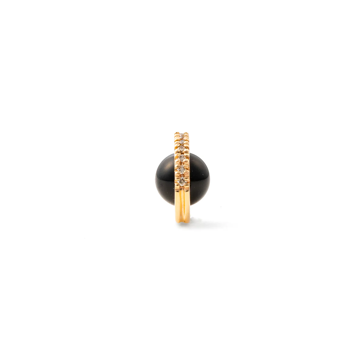 BELUGA Onyx Diamond Earring Small size - Image 3
