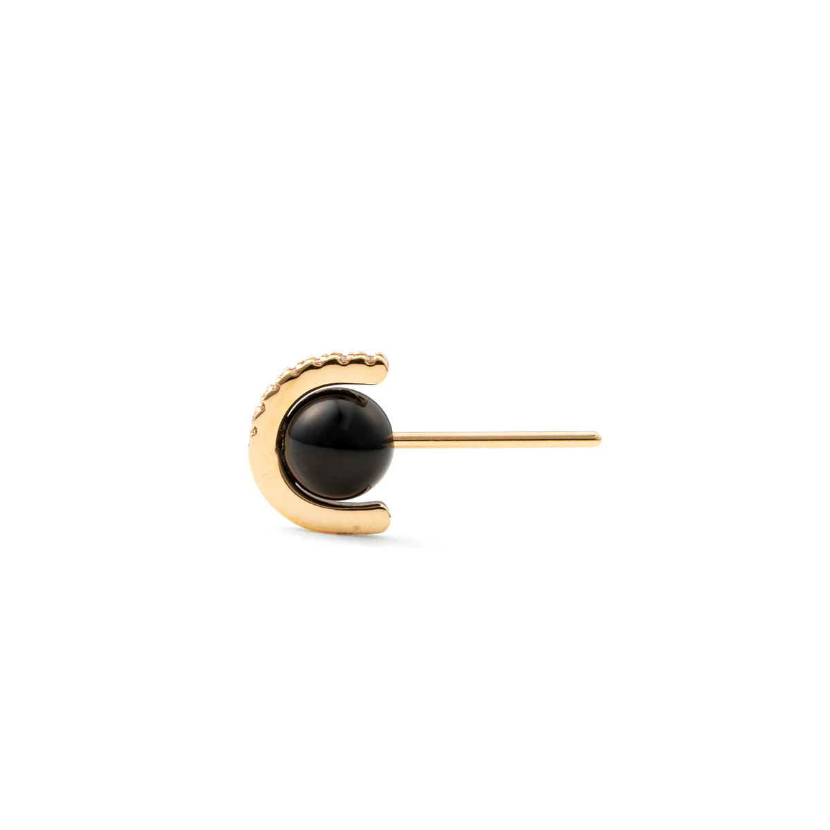 BELUGA Onyx Diamond Earring Small size - Image 4