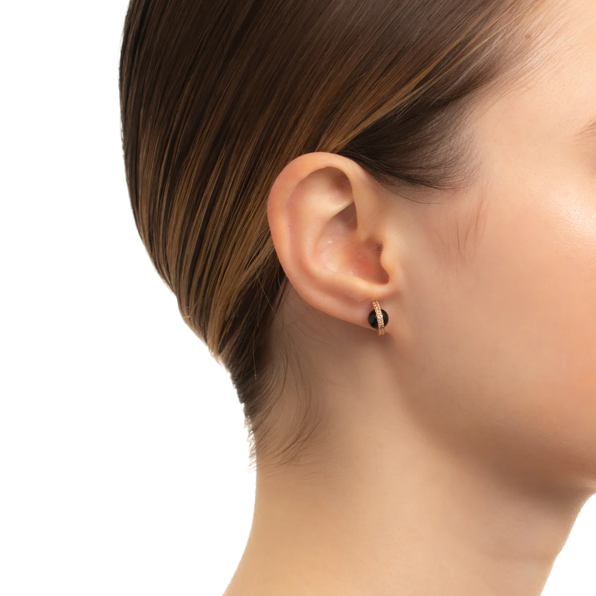 BELUGA Onyx Diamond Earring Small size - Image 5