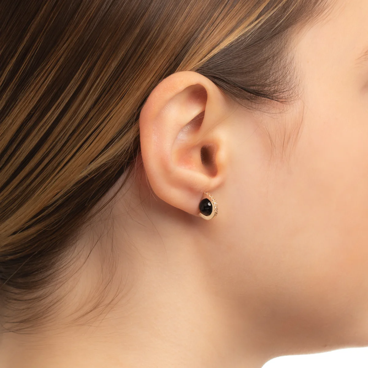 BELUGA Onyx Diamond Earring Small size - Image 6