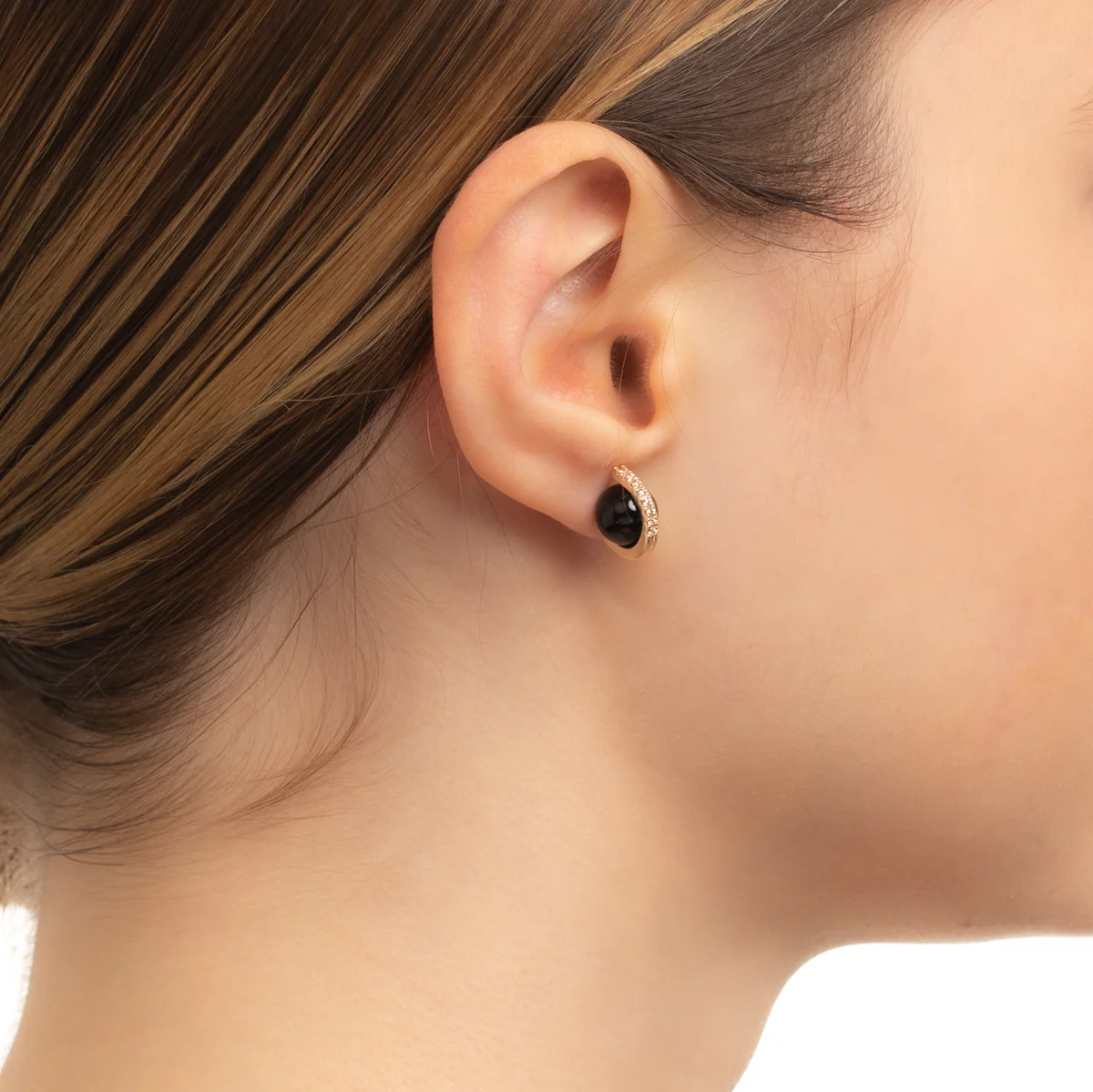 BELUGA Onyx Diamond Earring Medium size - Image 6