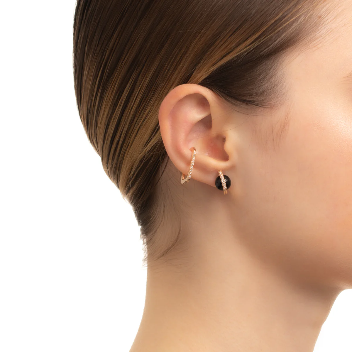 BELUGA Onyx Diamond Earring Medium size - Image 7