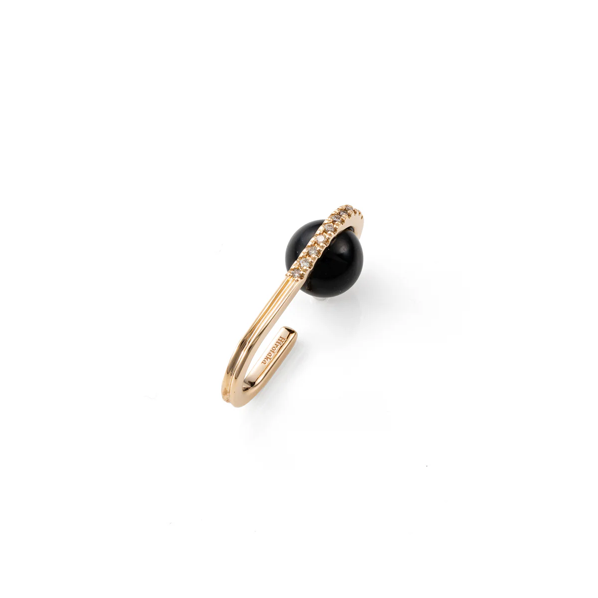 BELUGA Onyx Diamond Ear Cuff - Image 3