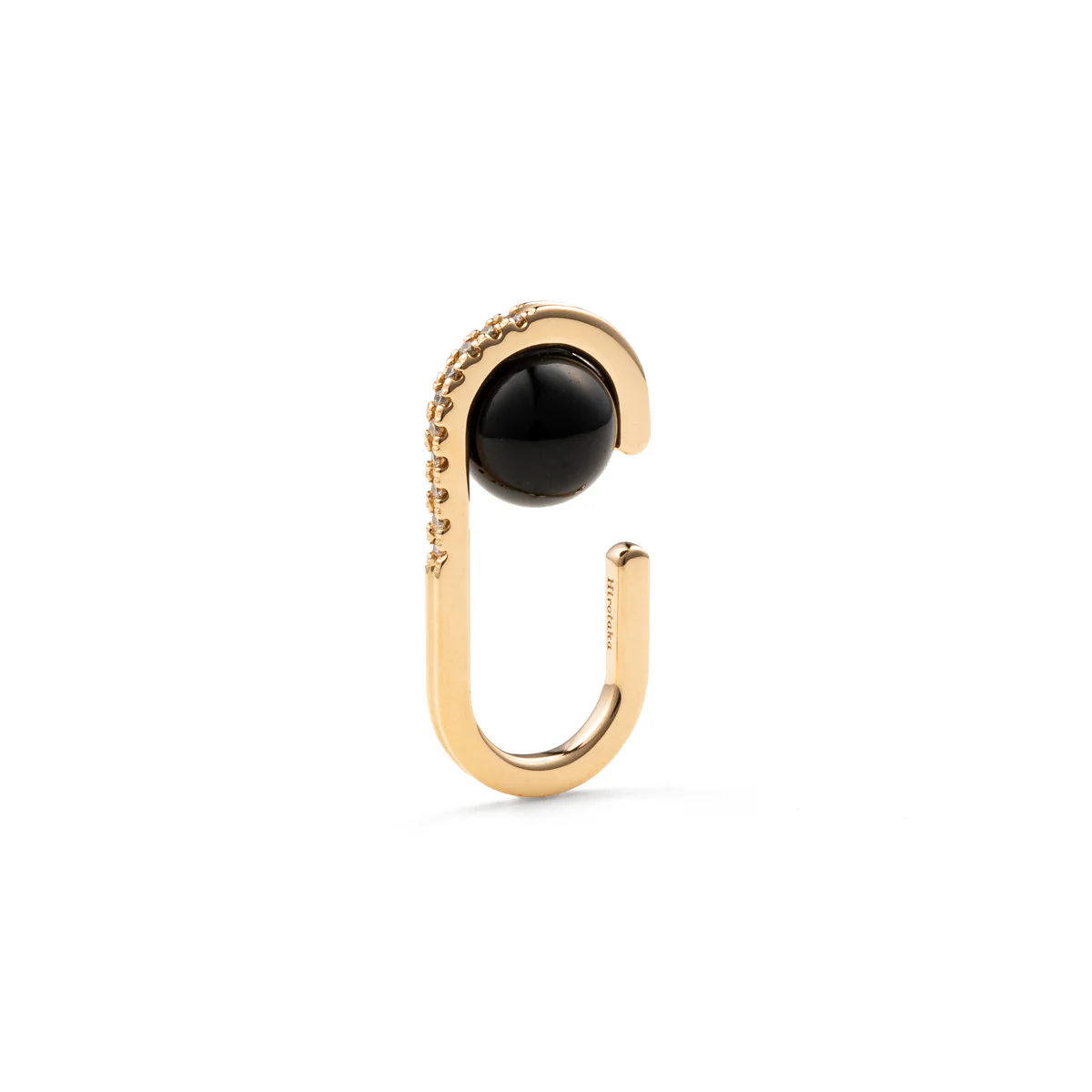 BELUGA Onyx Diamond Ear Cuff - Image 4
