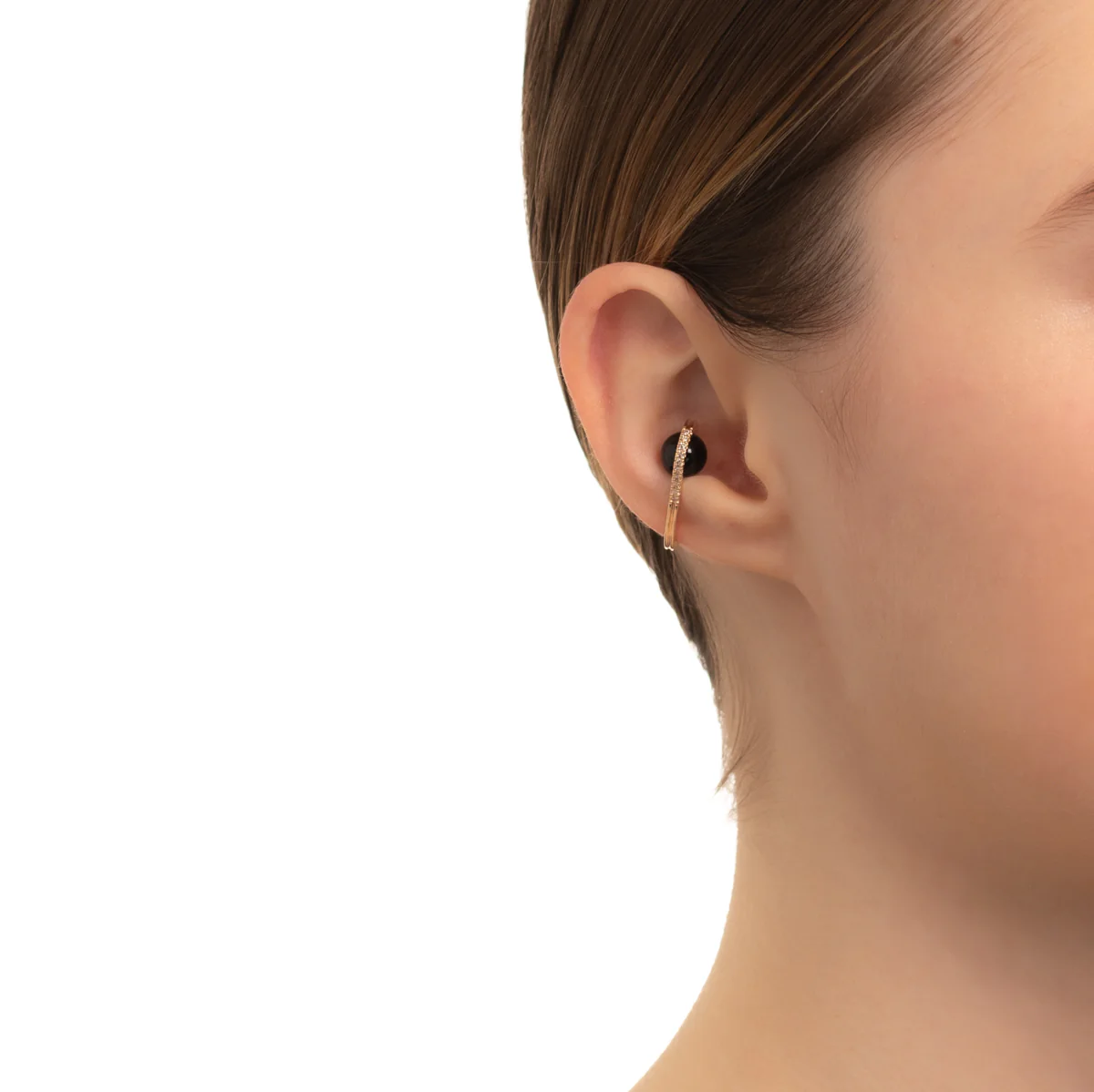 BELUGA Onyx Diamond Ear Cuff - Image 5