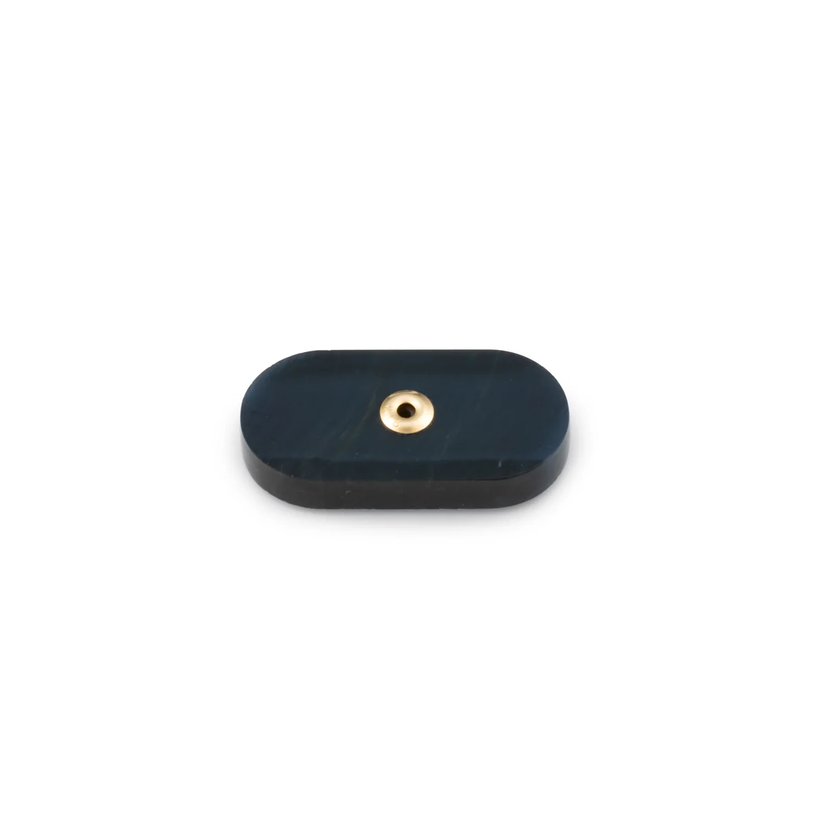 Oblong Blue Tiger Eye Stone for SPEAR Earring - Image 2