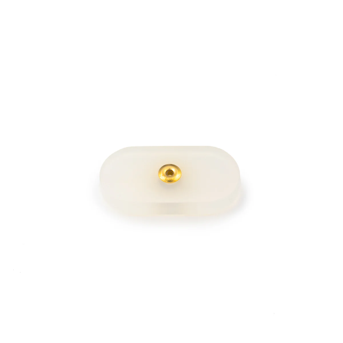 Oblong White Chalcedony Stone for SPEAR Earring - Image 2