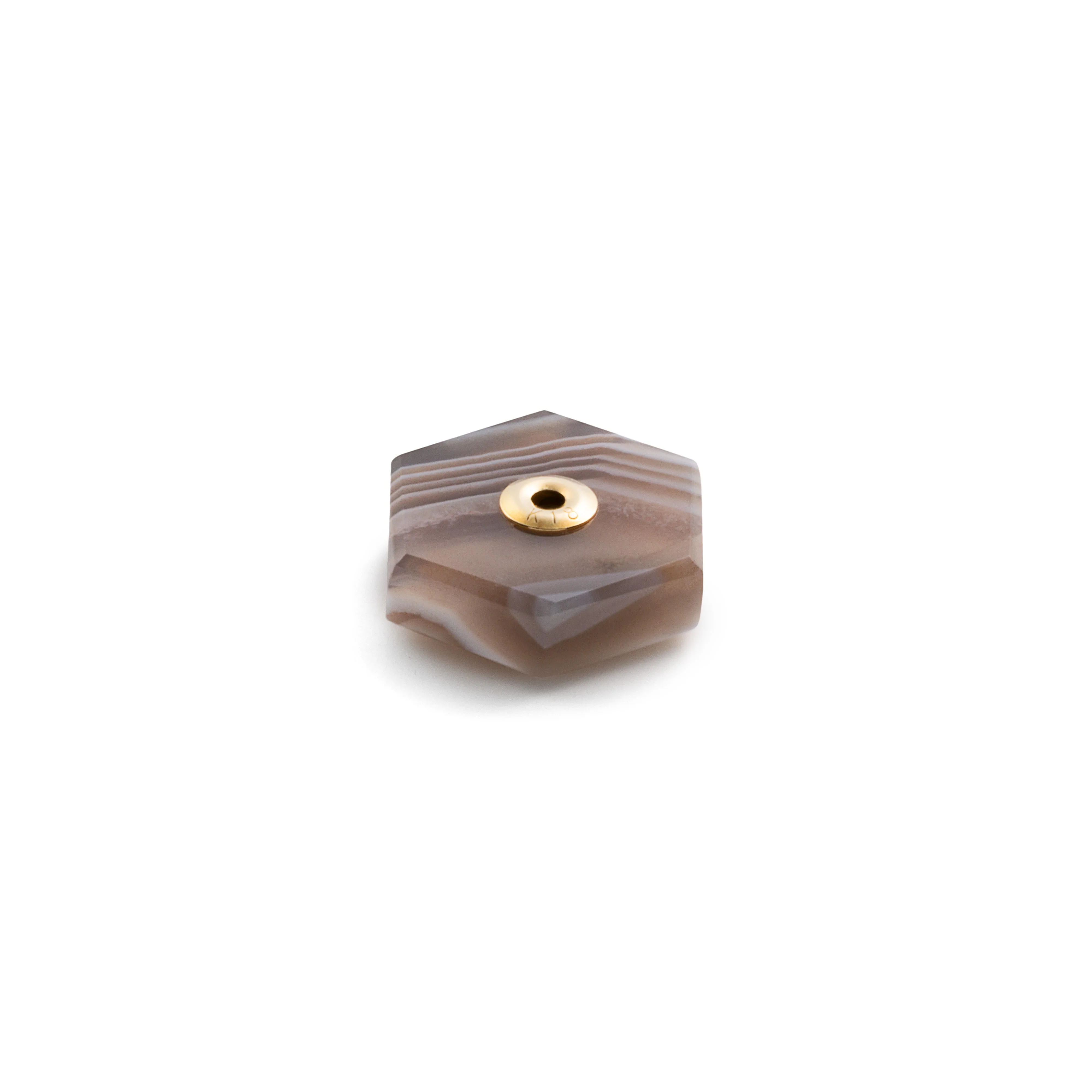 Hexagon Botswana Agate Stone for SPEAR Earring - Image 2