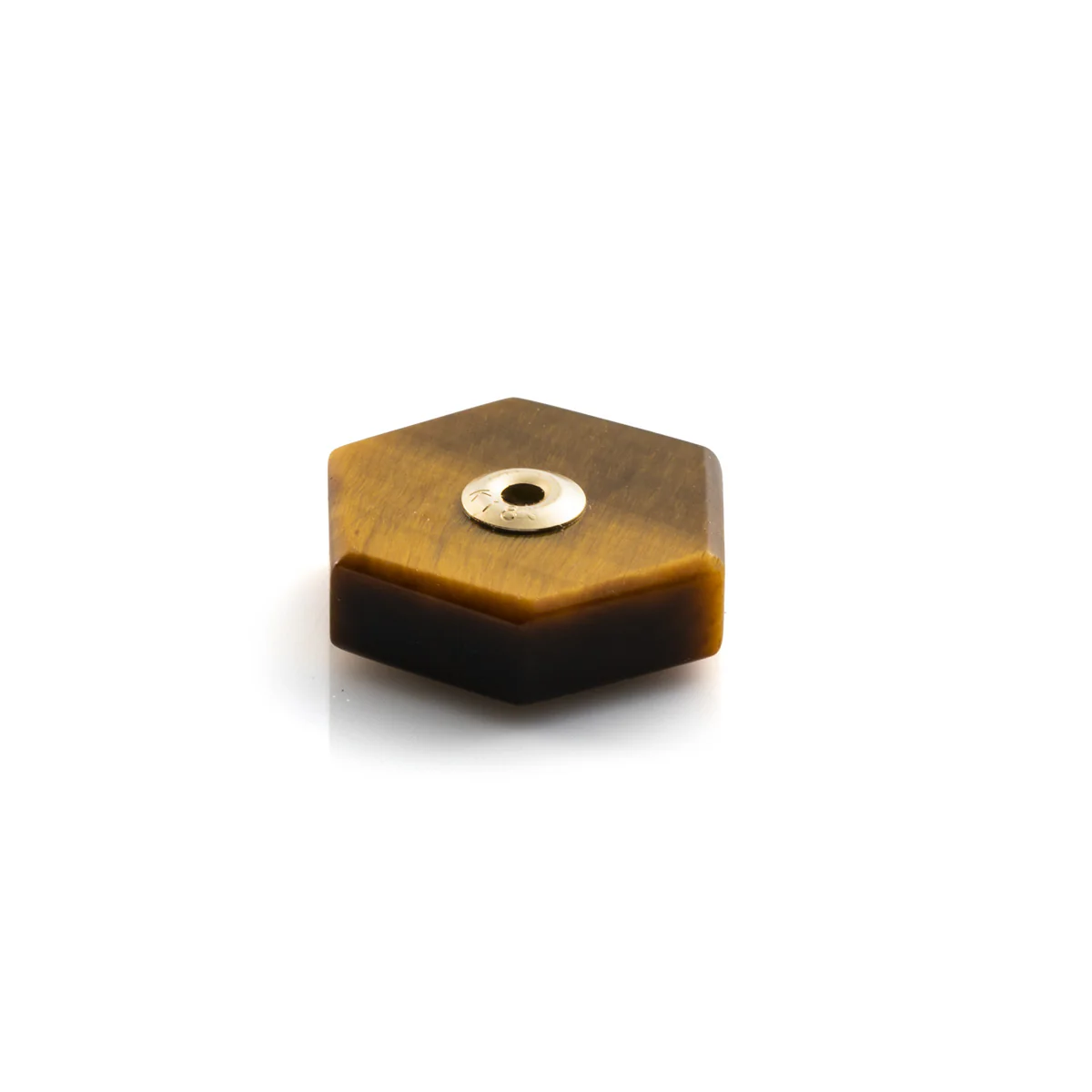 Hexagon Tiger's Eye Stone for SPEAR Earring - Image 2