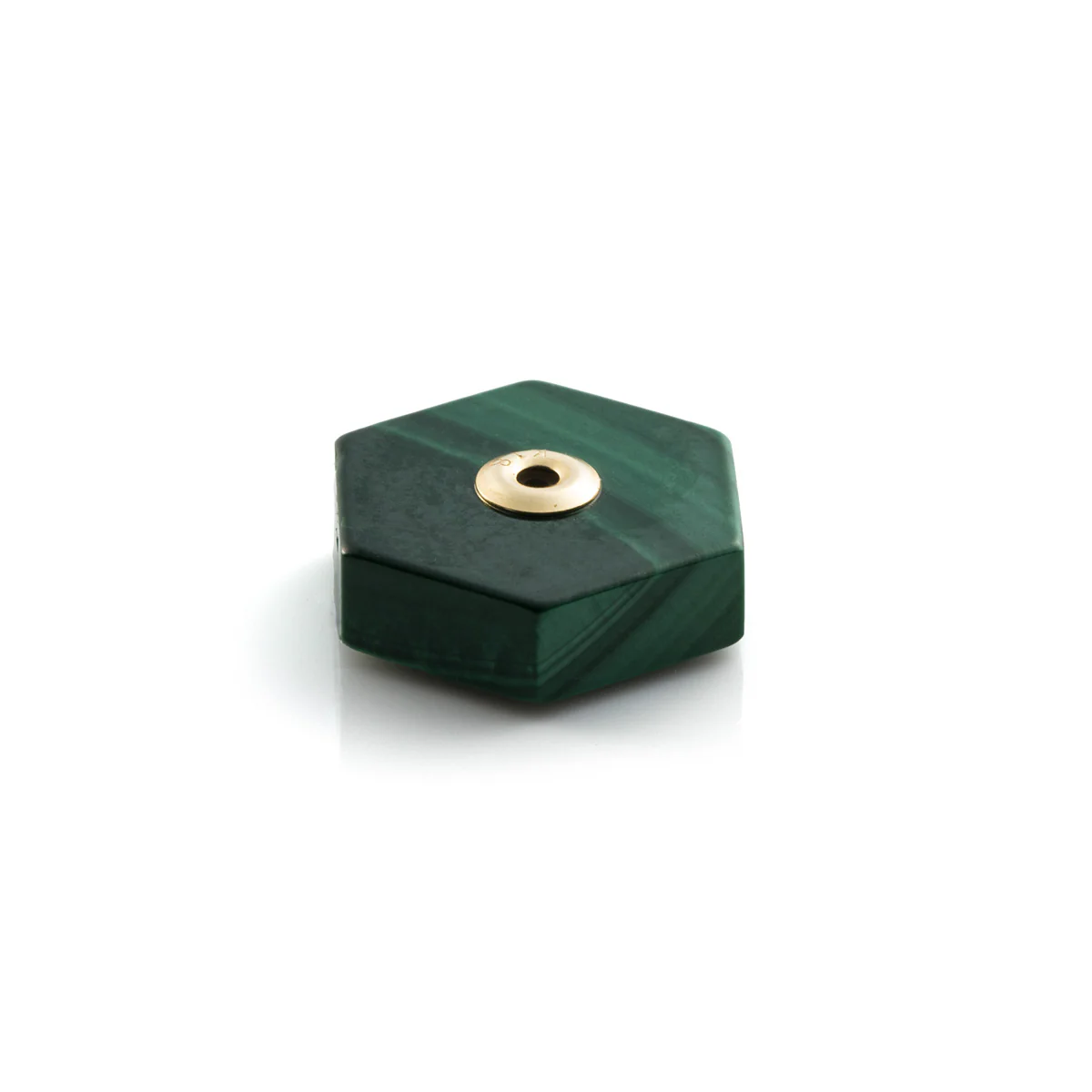 Hexagon Malachite Stone for SPEAR Earring - Image 2