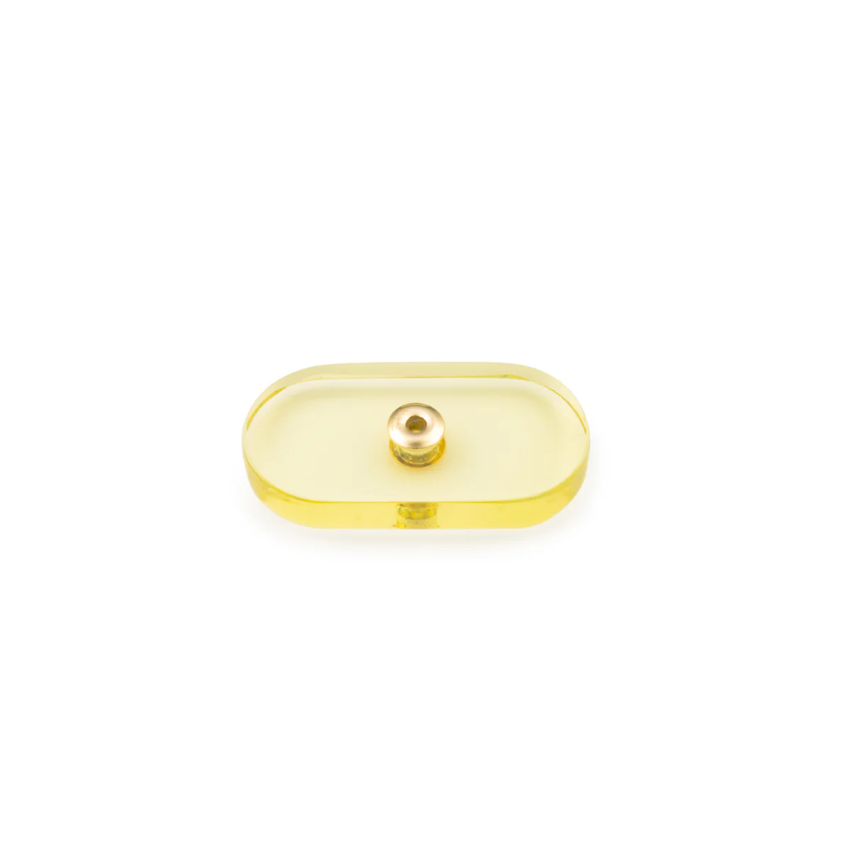 Oblong Lemon Quartz Stone for SPEAR Earring - Image 2