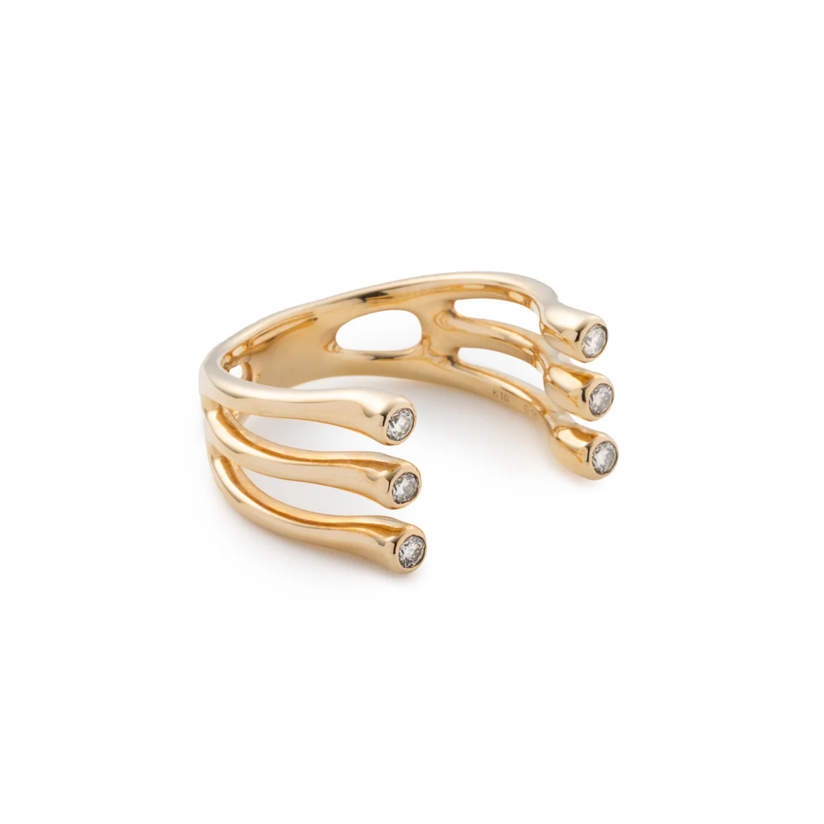 【Made-To-Order】 DROSERA Diamond Cuff Ring - Image 3