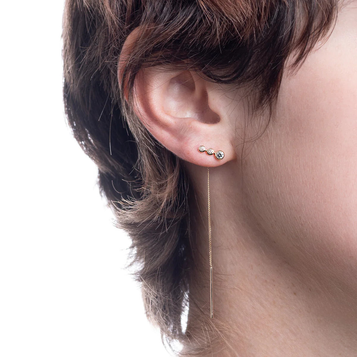 DROSERA Diamond Chain Earring - Image 4