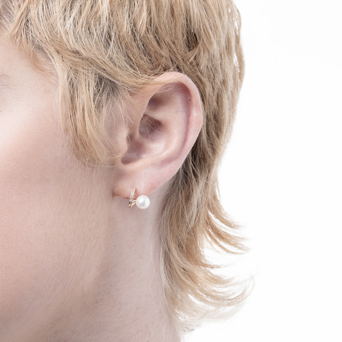 DROSERA Diamond Akoya Pearl Earring - Image 8