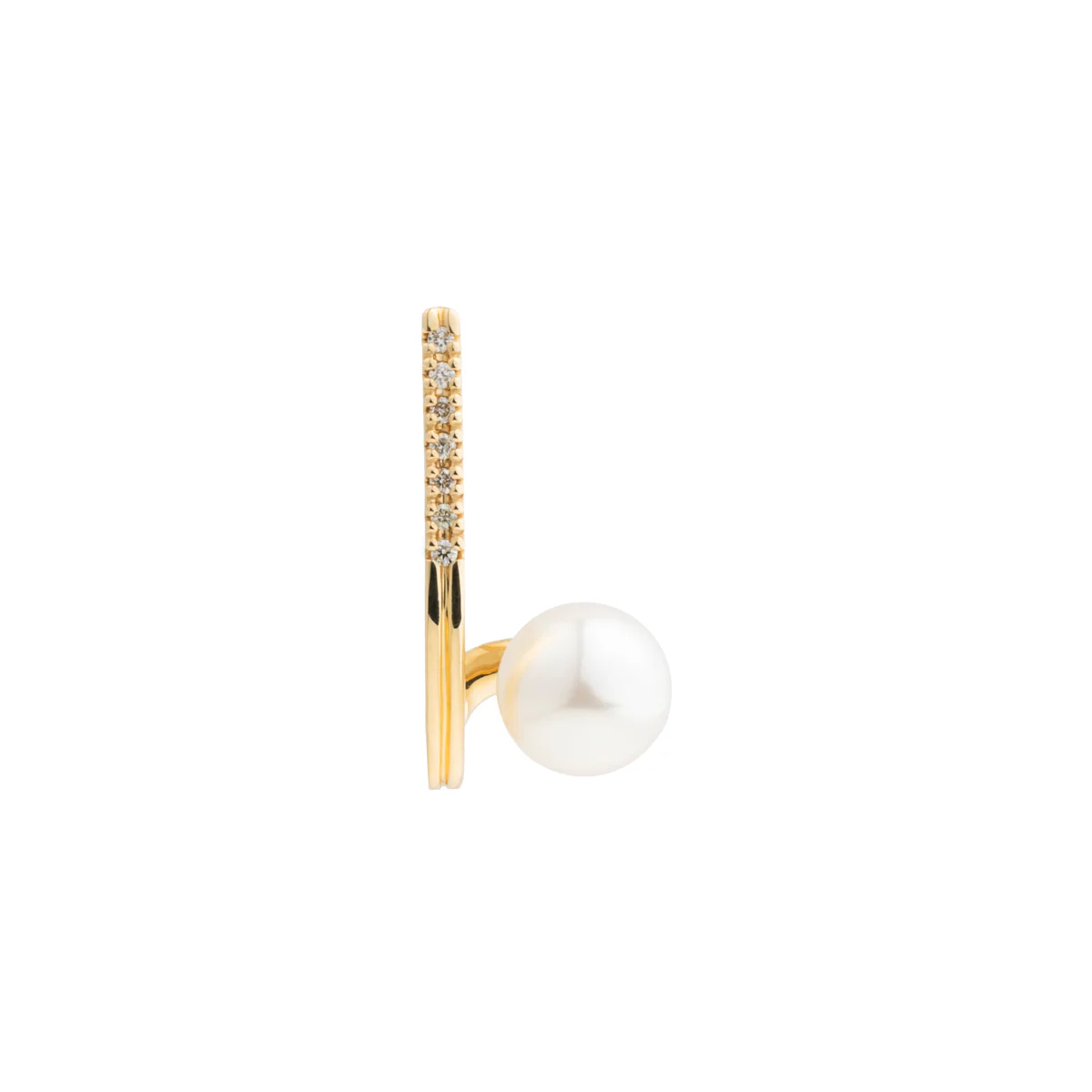 DROSERA  Diamond Akoya Pearl Earring - Image 5