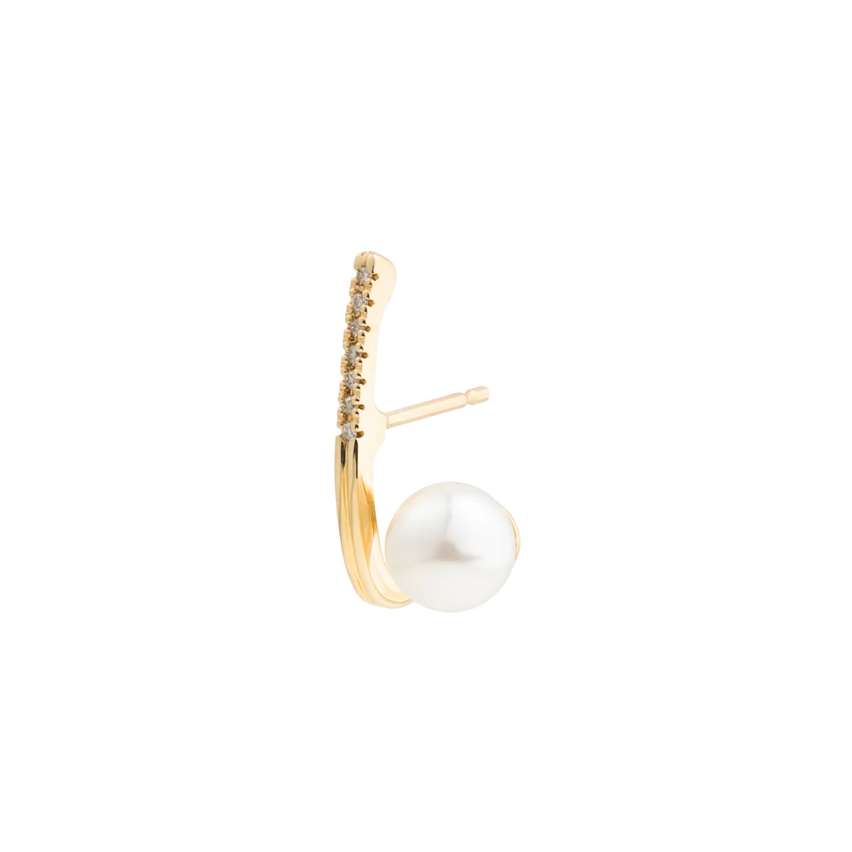 DROSERA  Diamond Akoya Pearl Earring - Image 7