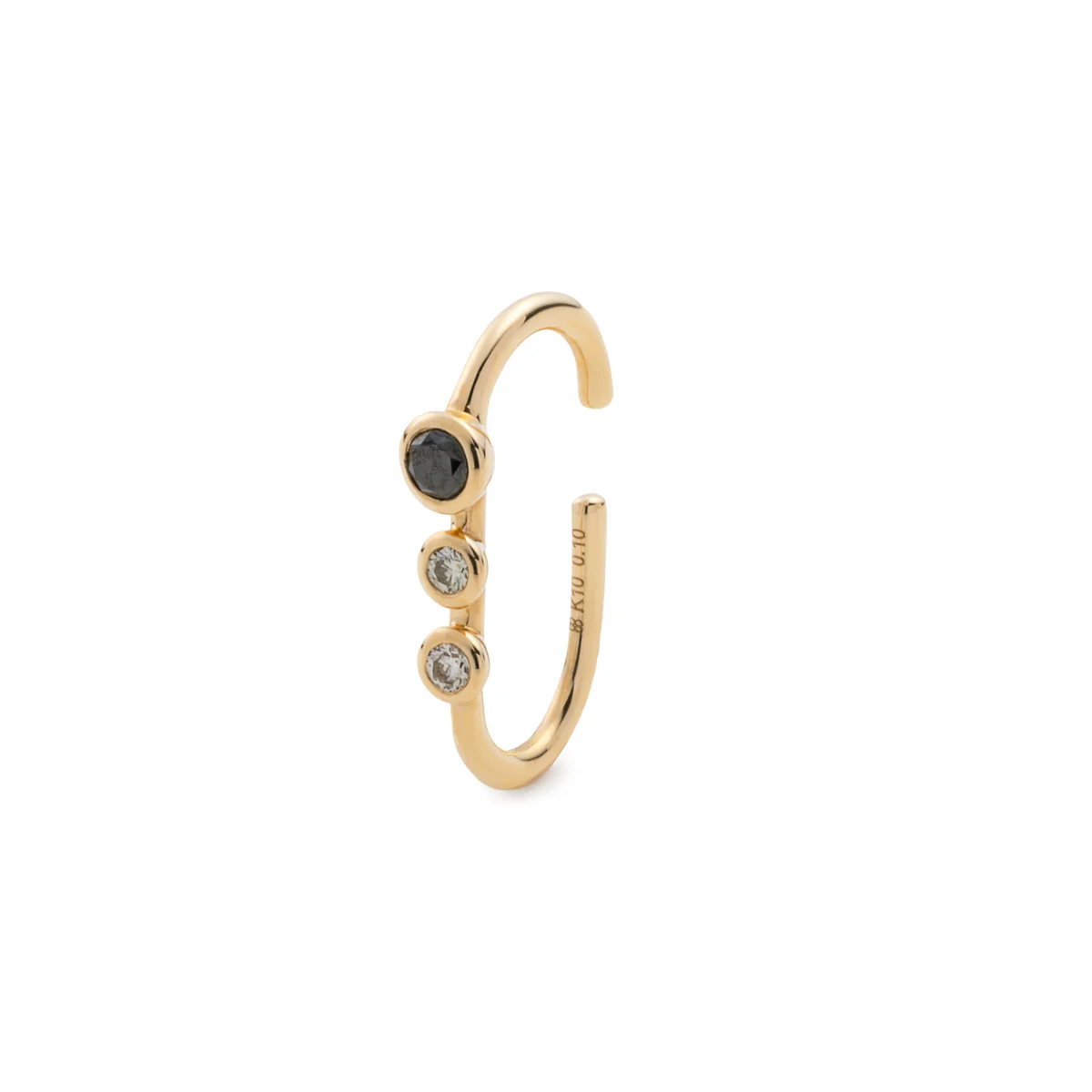 DROSERA Black Diamond/Diamond Earcuff - Image 3