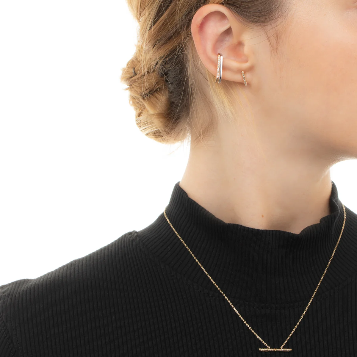 GOSSAMER Oblong Flat Ear Cuff - Image 5