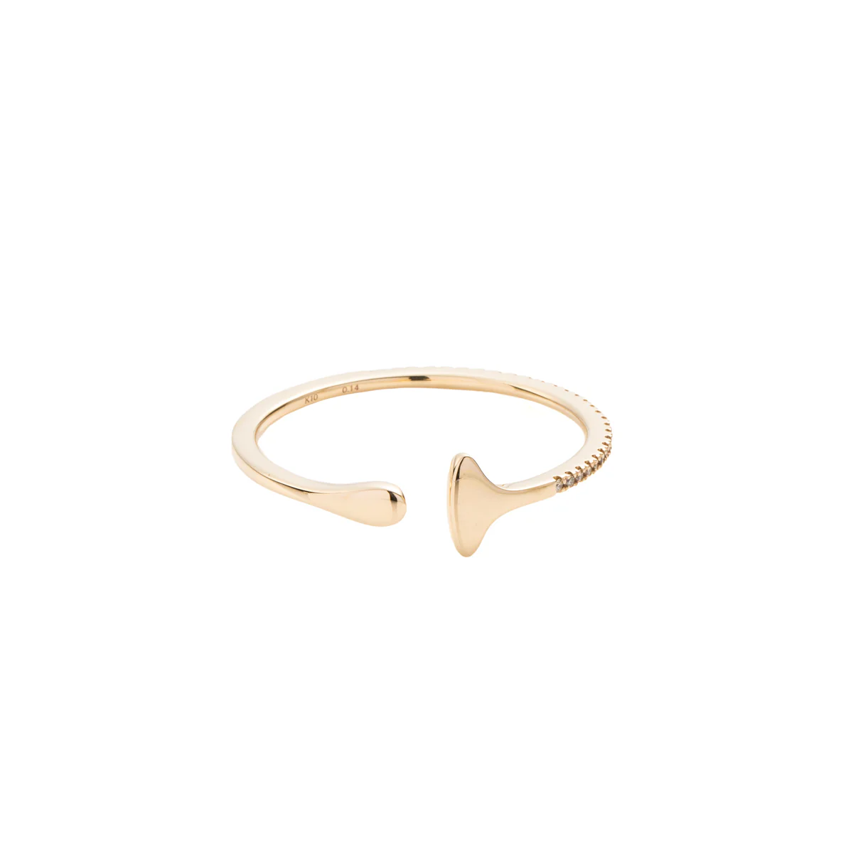 GOSSAMER Oversized Diamond Ear Cuff Large size - Image 4