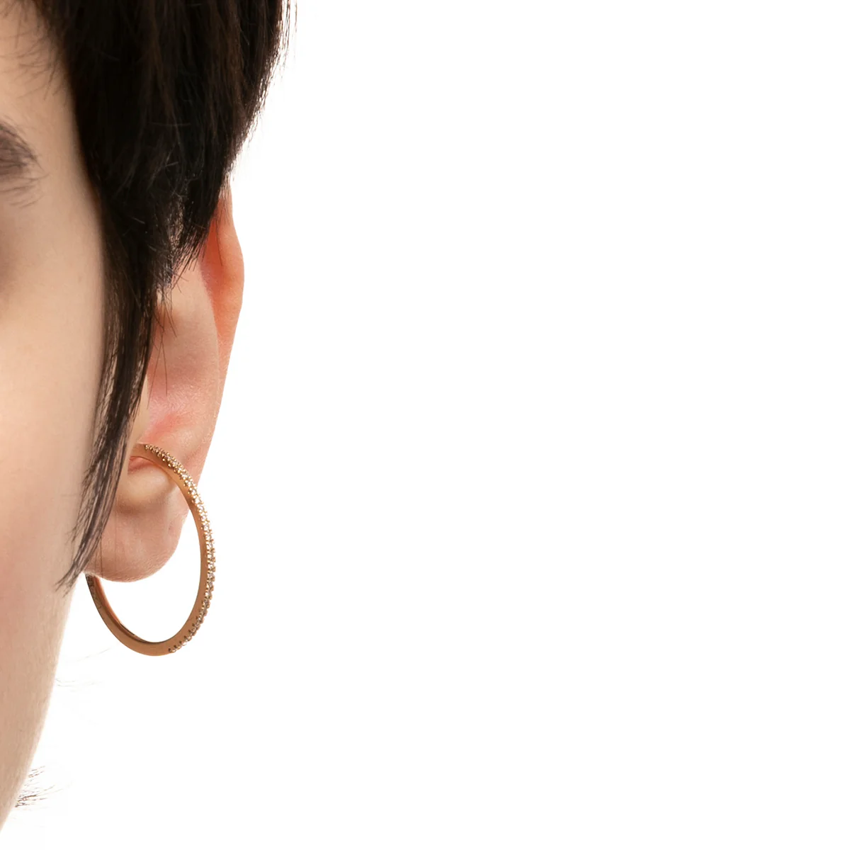 GOSSAMER Oversized Diamond Ear Cuff Large size - Image 6