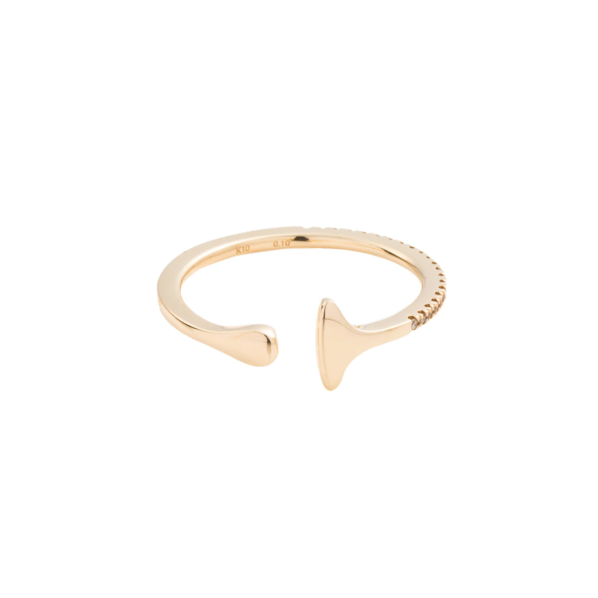 GOSSAMER Oversized Diamond Ear Cuff Medium size - Image 3