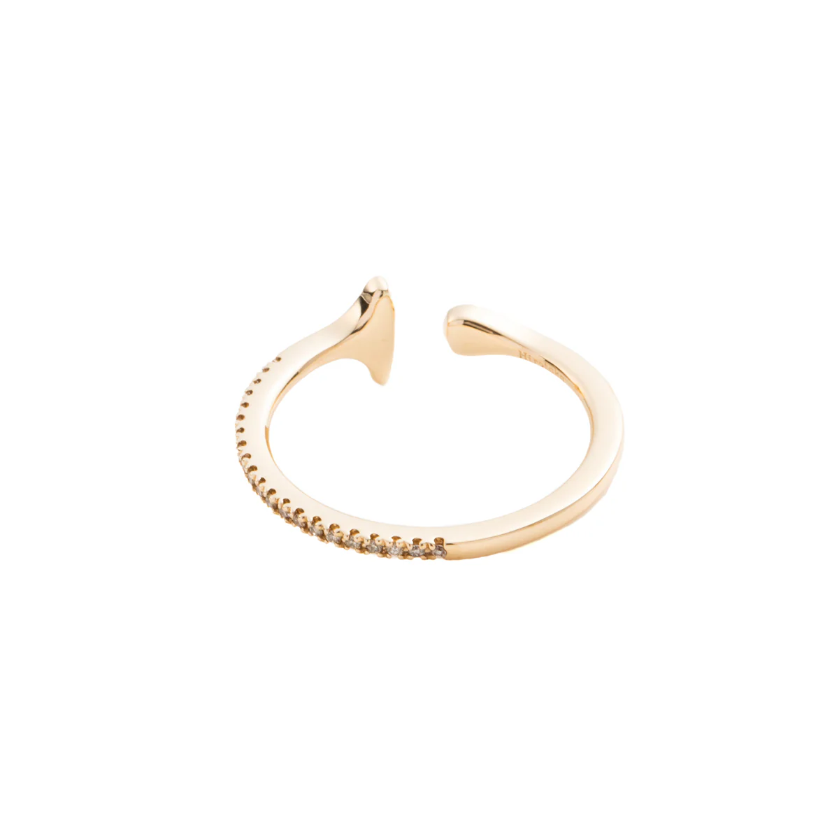 GOSSAMER Oversized Diamond Ear Cuff Medium size - Image 4