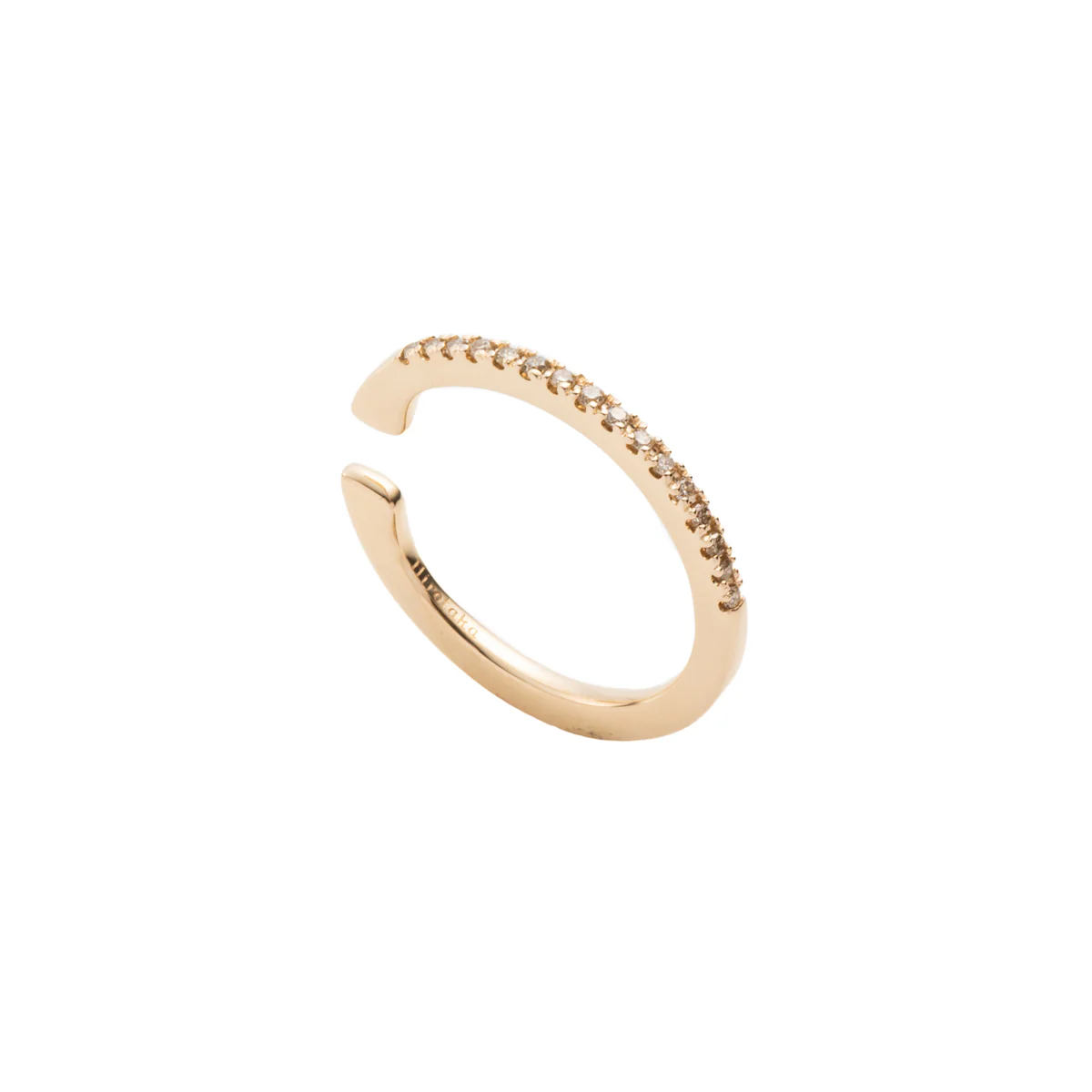 GOSSAMER Oversized Diamond Ear Cuff Small size - Image 3