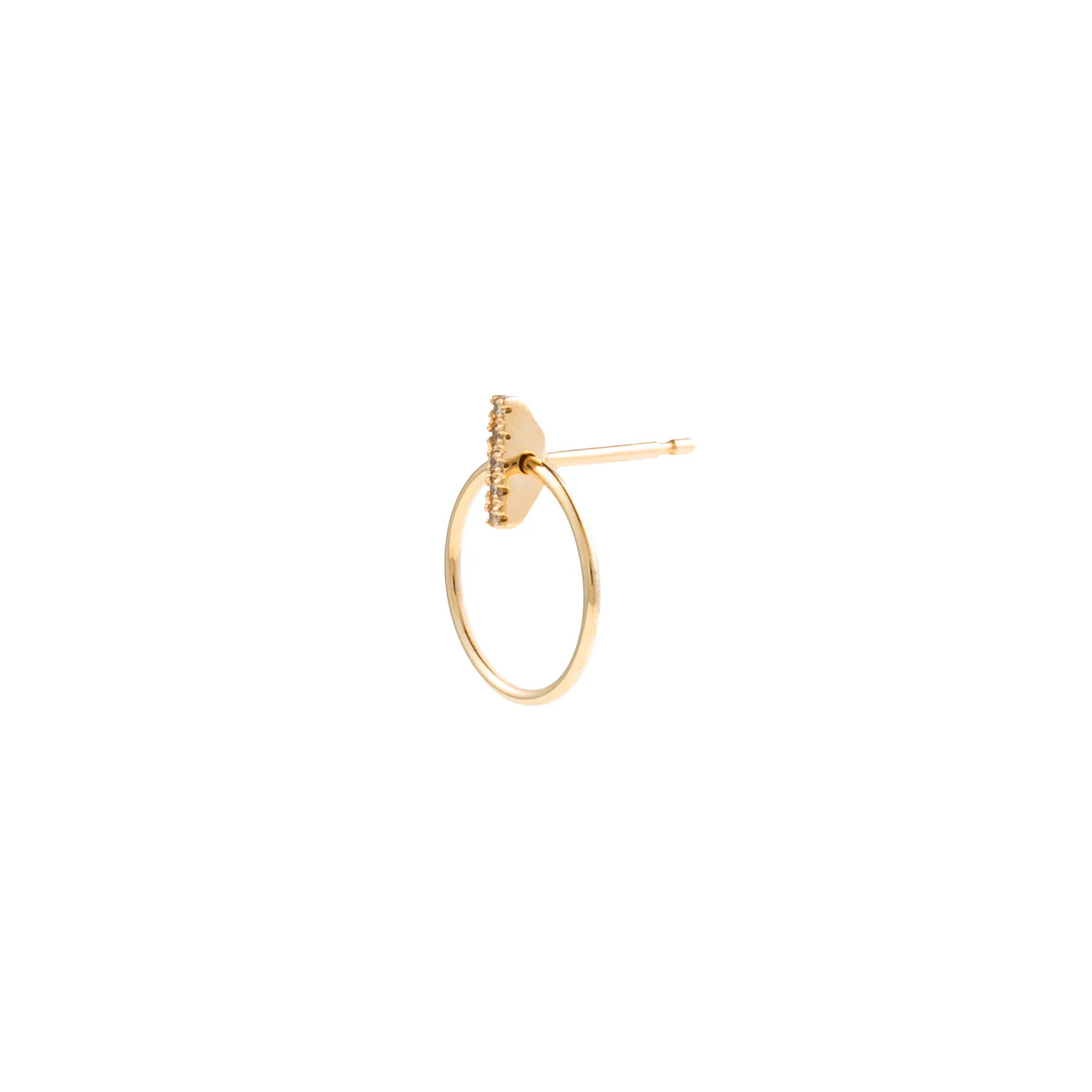 GOSSAMER Diamond Door Knocker Earring Small size - Image 4