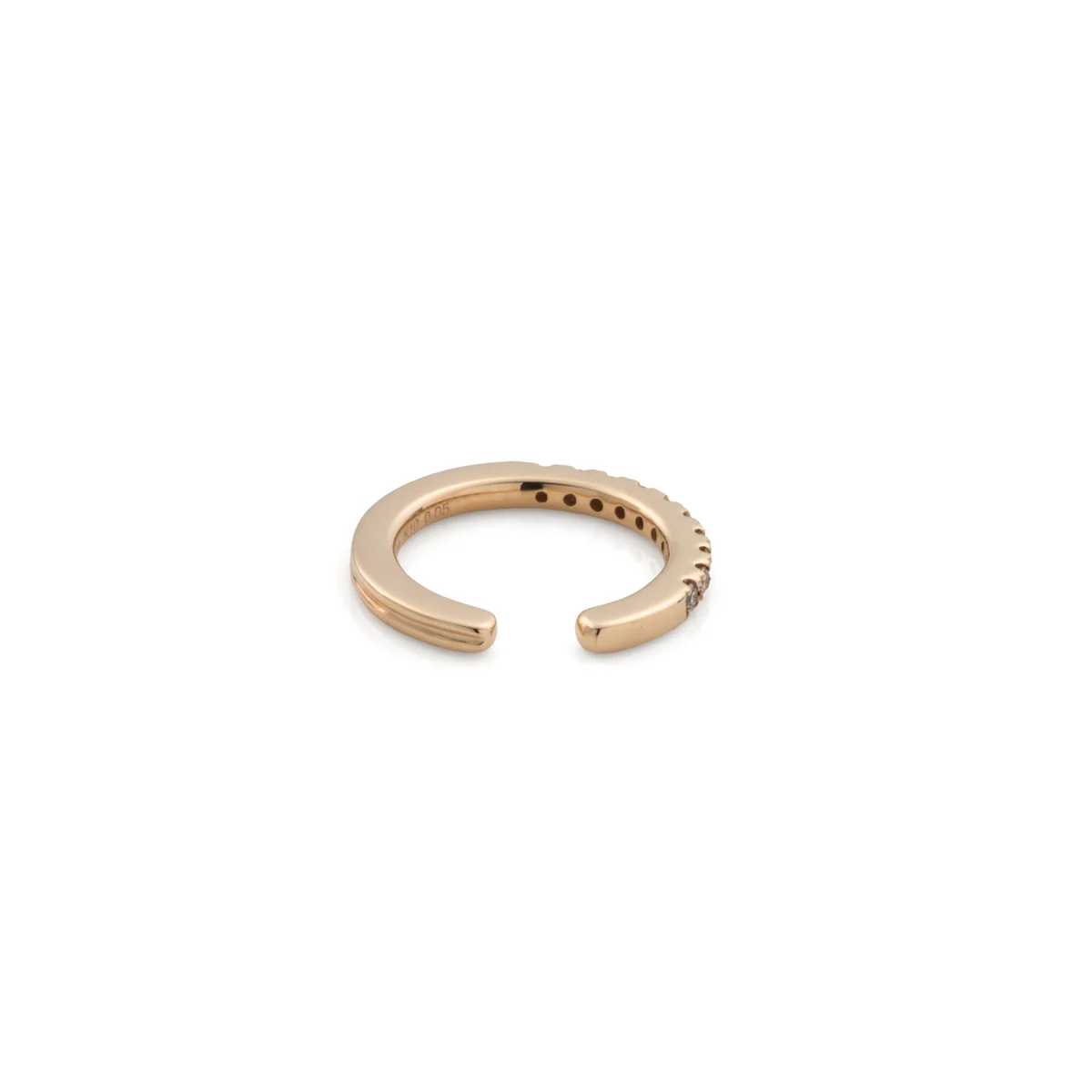 GOSSAMER Diamond Ear Cuff Small size - Image 4