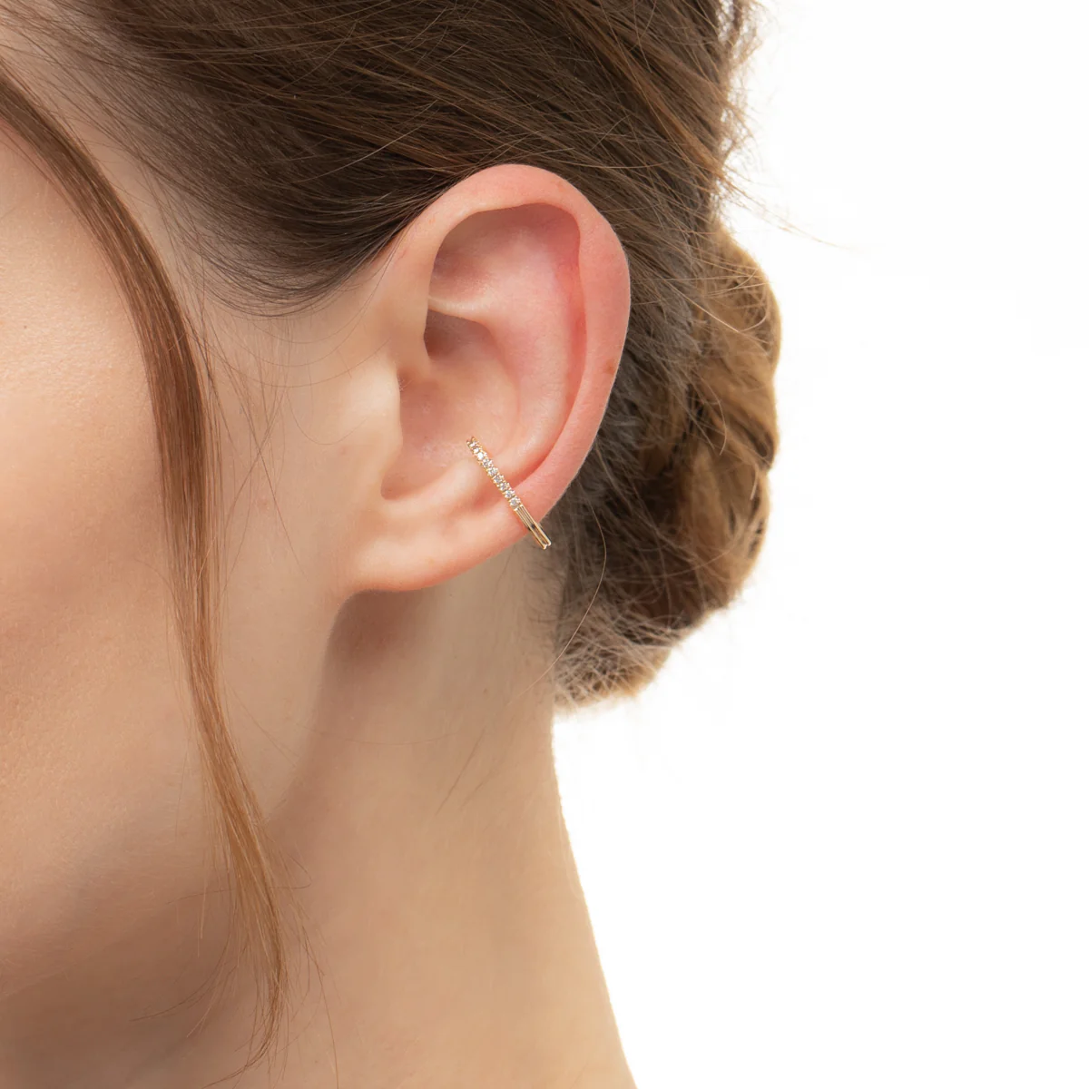GOSSAMER Diamond Ear Cuff - Image 4