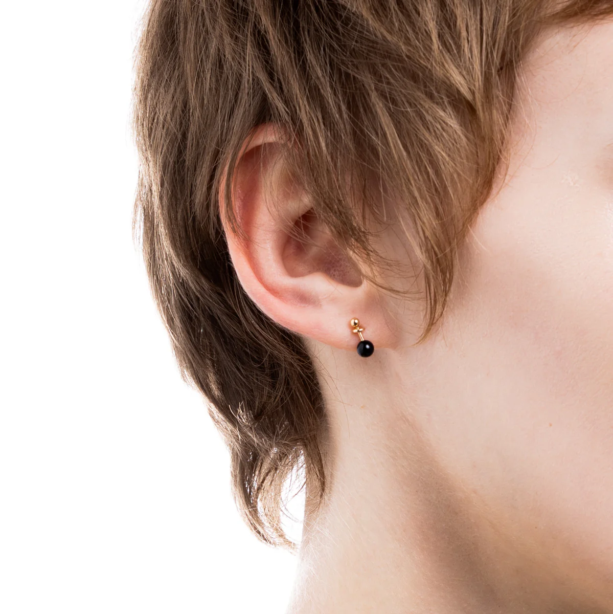 HONEY ANT Onyx Earring - Image 2