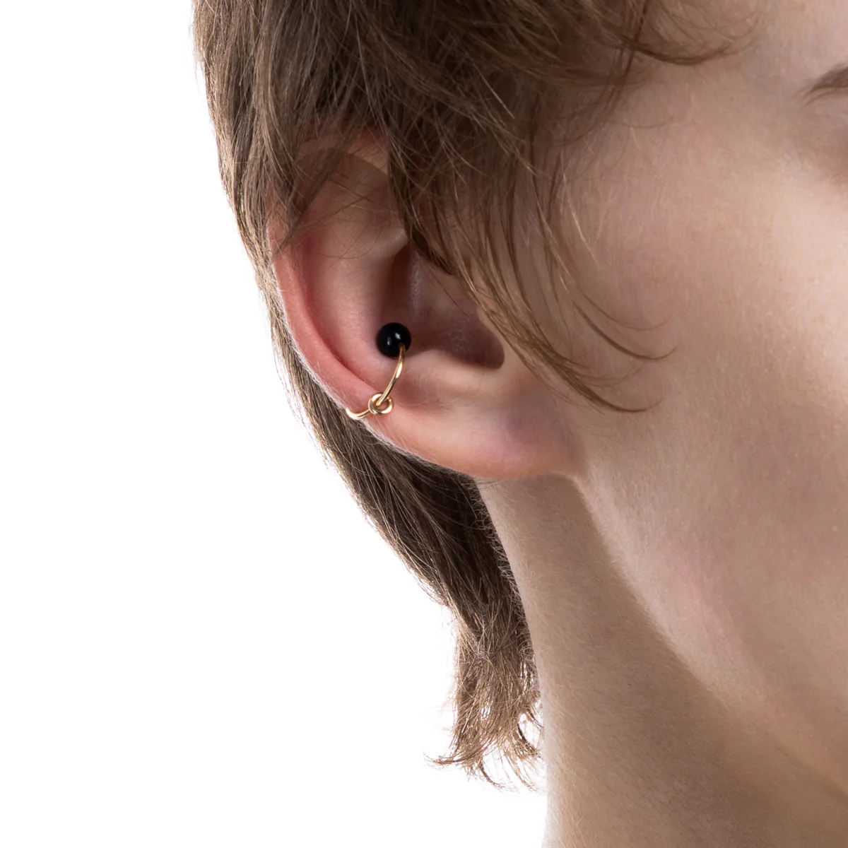 HONEY ANT Onyx Ear Cuff - Image 4