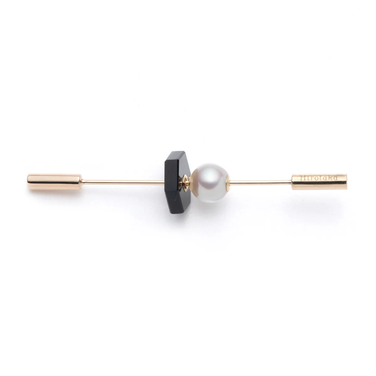 SPEAR Earring, Akoya Pearl & Onyx - Image 3