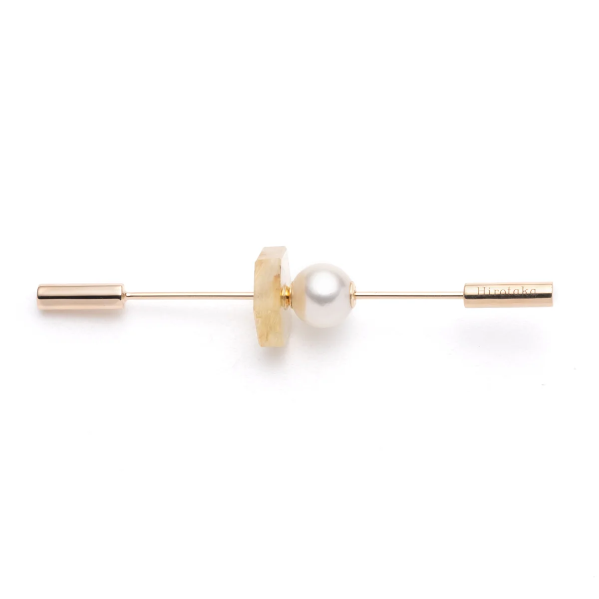 SPEAR Earring, Akoya Pearl & Rutile - Image 3