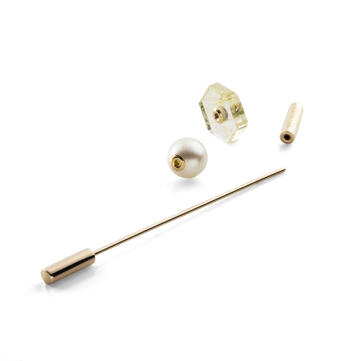 SPEAR Earring, Akoya Pearl & Rutile - Image 4