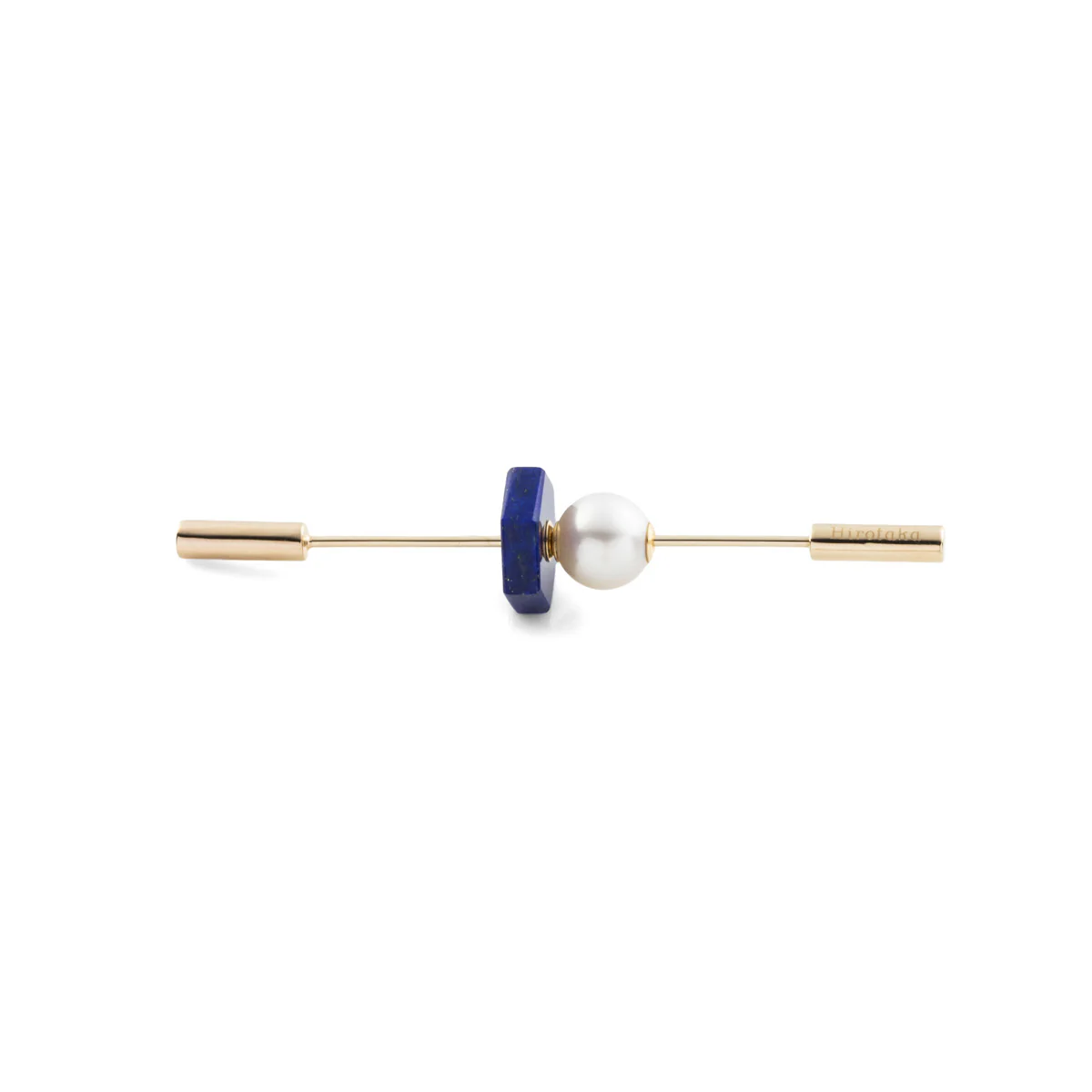 SPEAR Earring, Akoya Pearl & Lapis Lazuli - Image 3