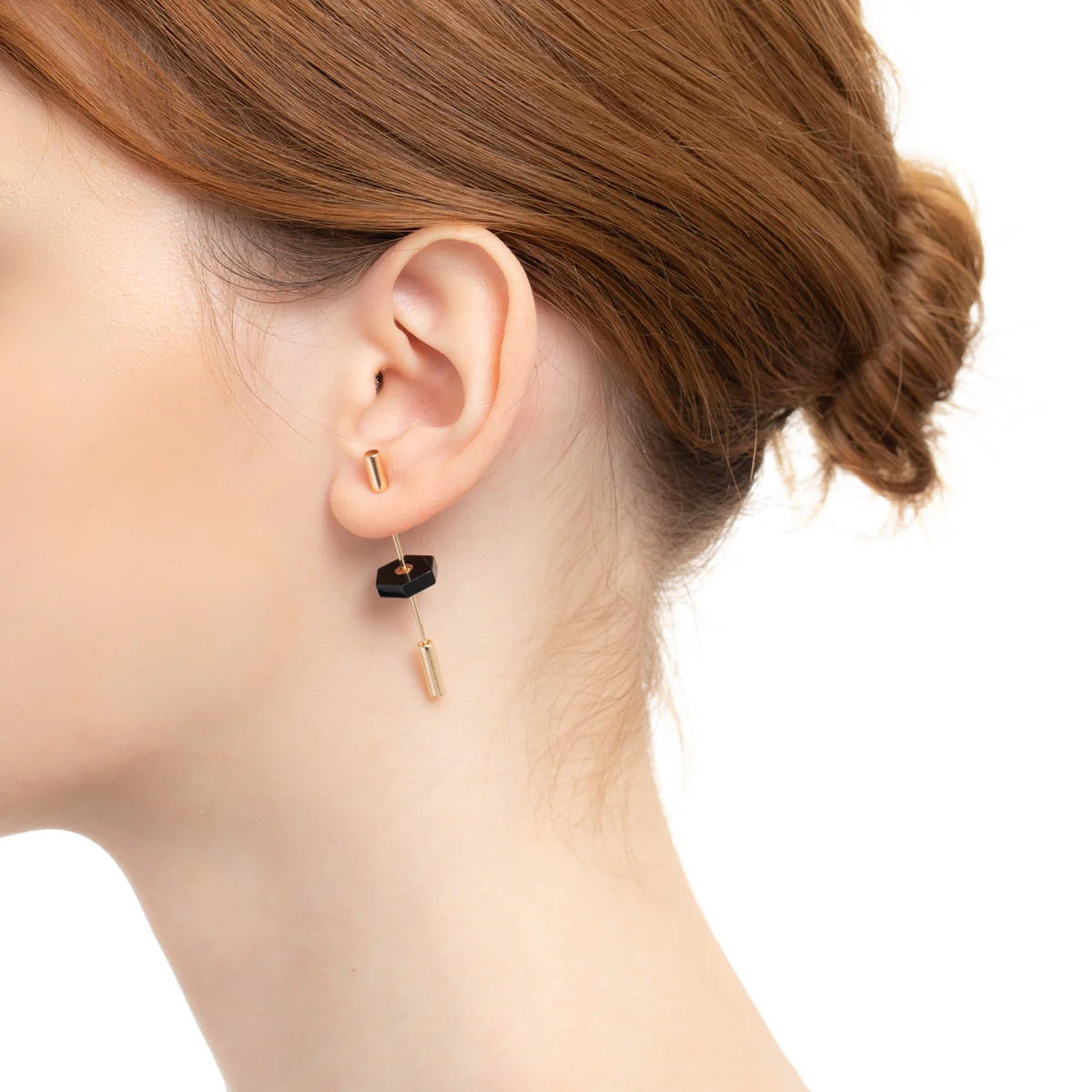 Short SPEAR Earring, Onyx - Image 5