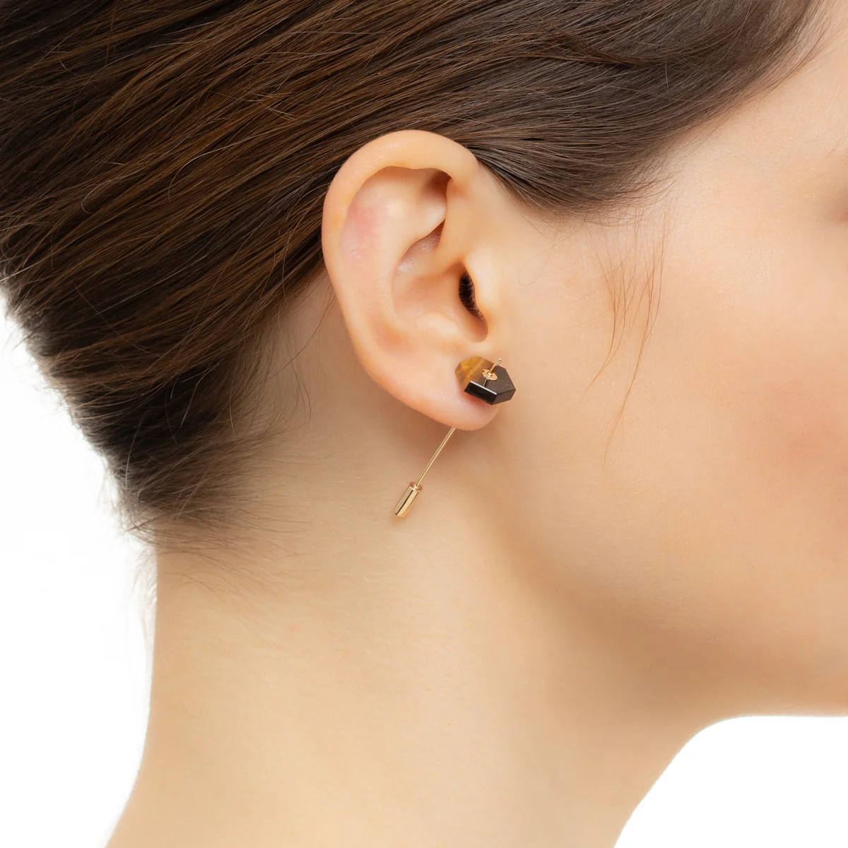 Short SPEAR Earring, Tiger's Eye - Image 5