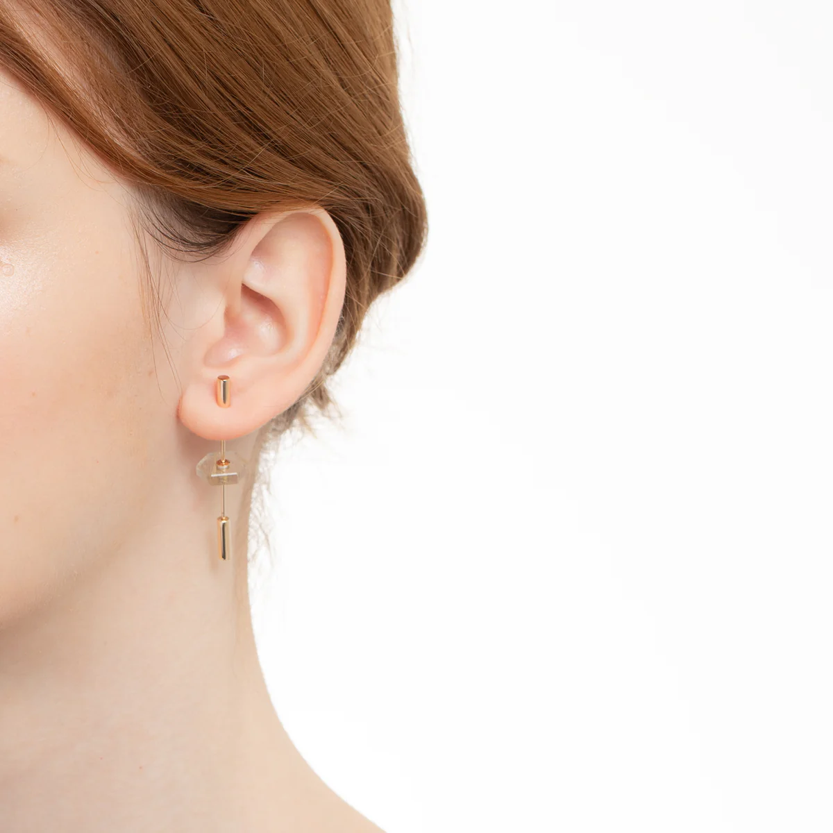 Short SPEAR Earring, Rutile - Image 5