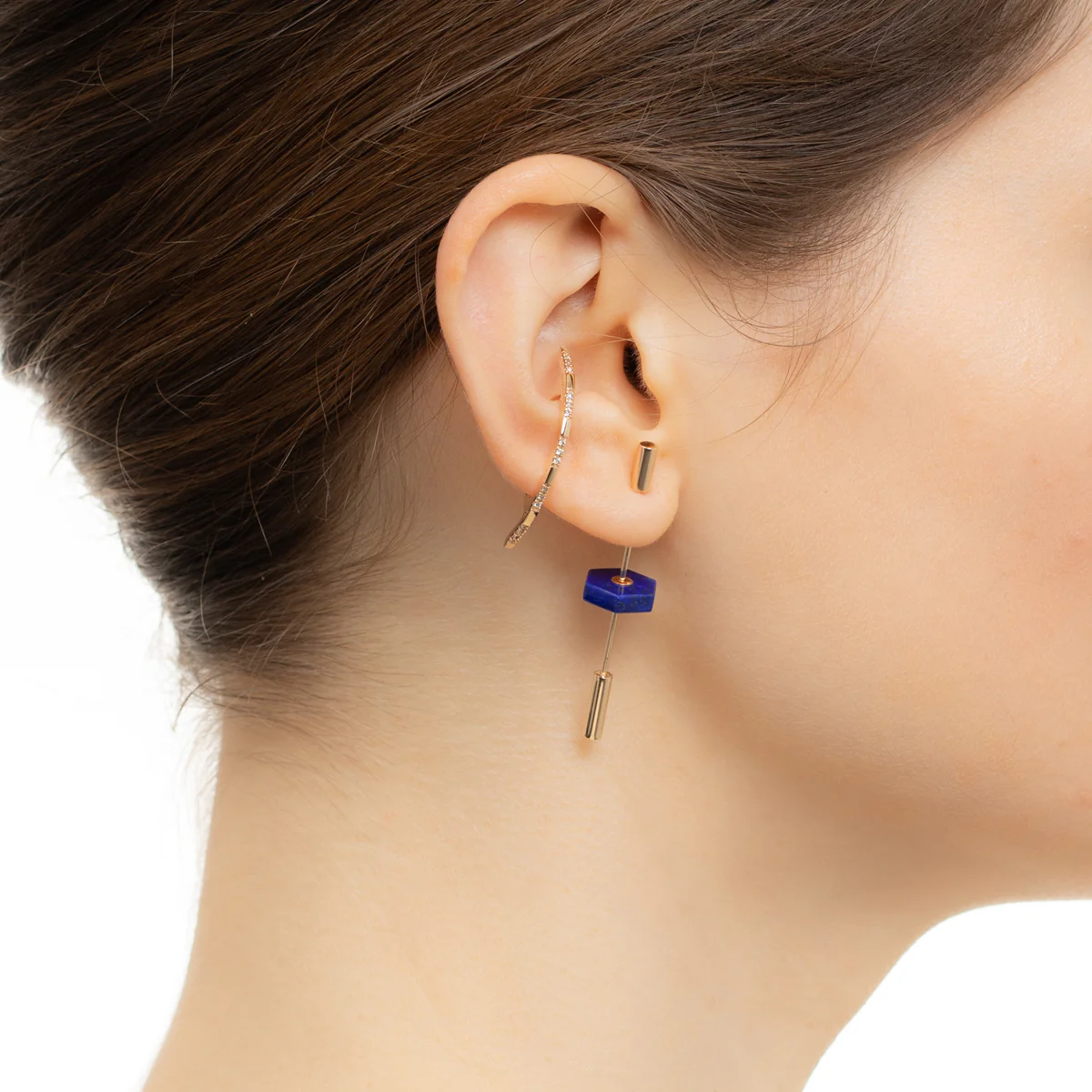 Short SPEAR Earring, Lapis Lazuli - Image 4