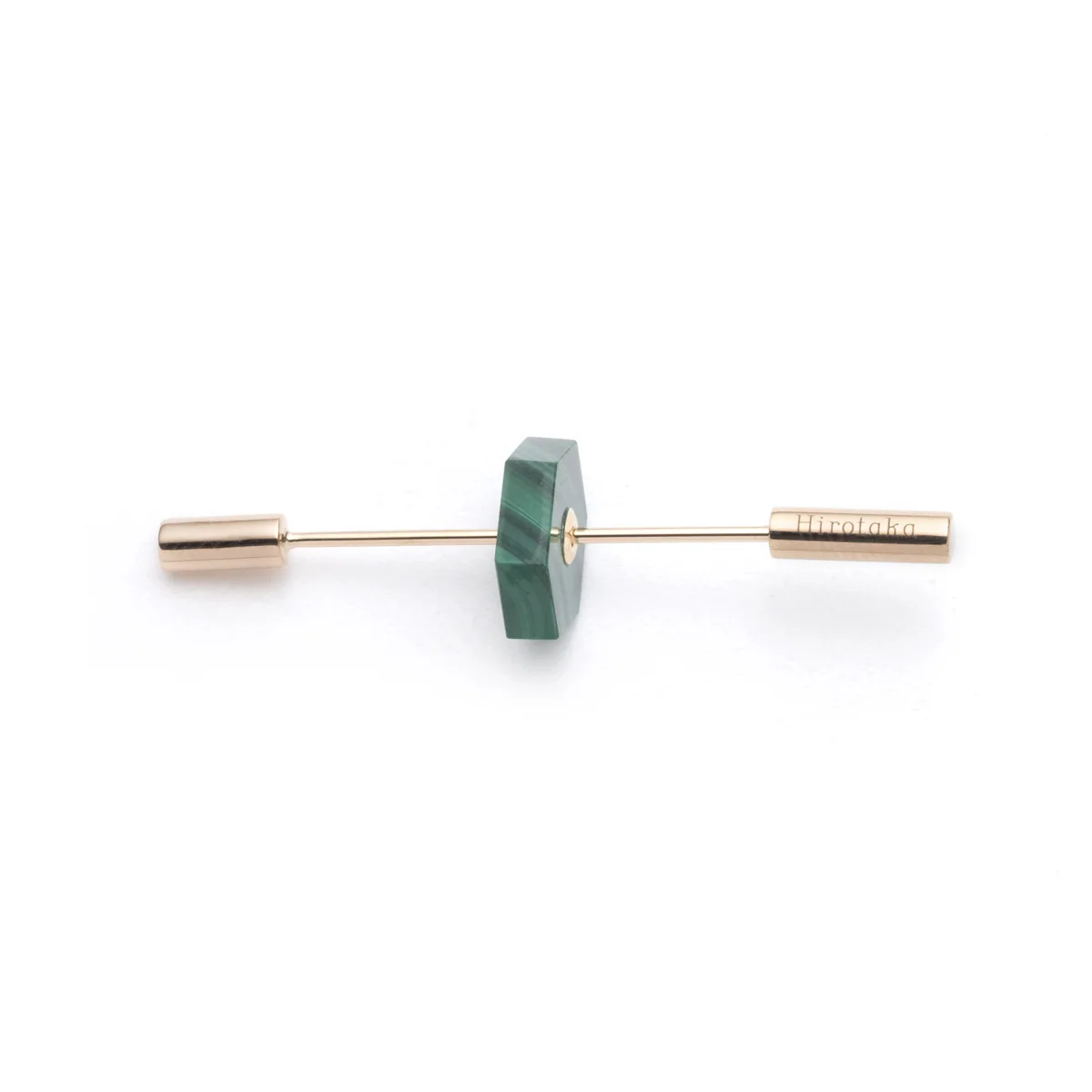 Short SPEAR Earring, Malachite - Image 3