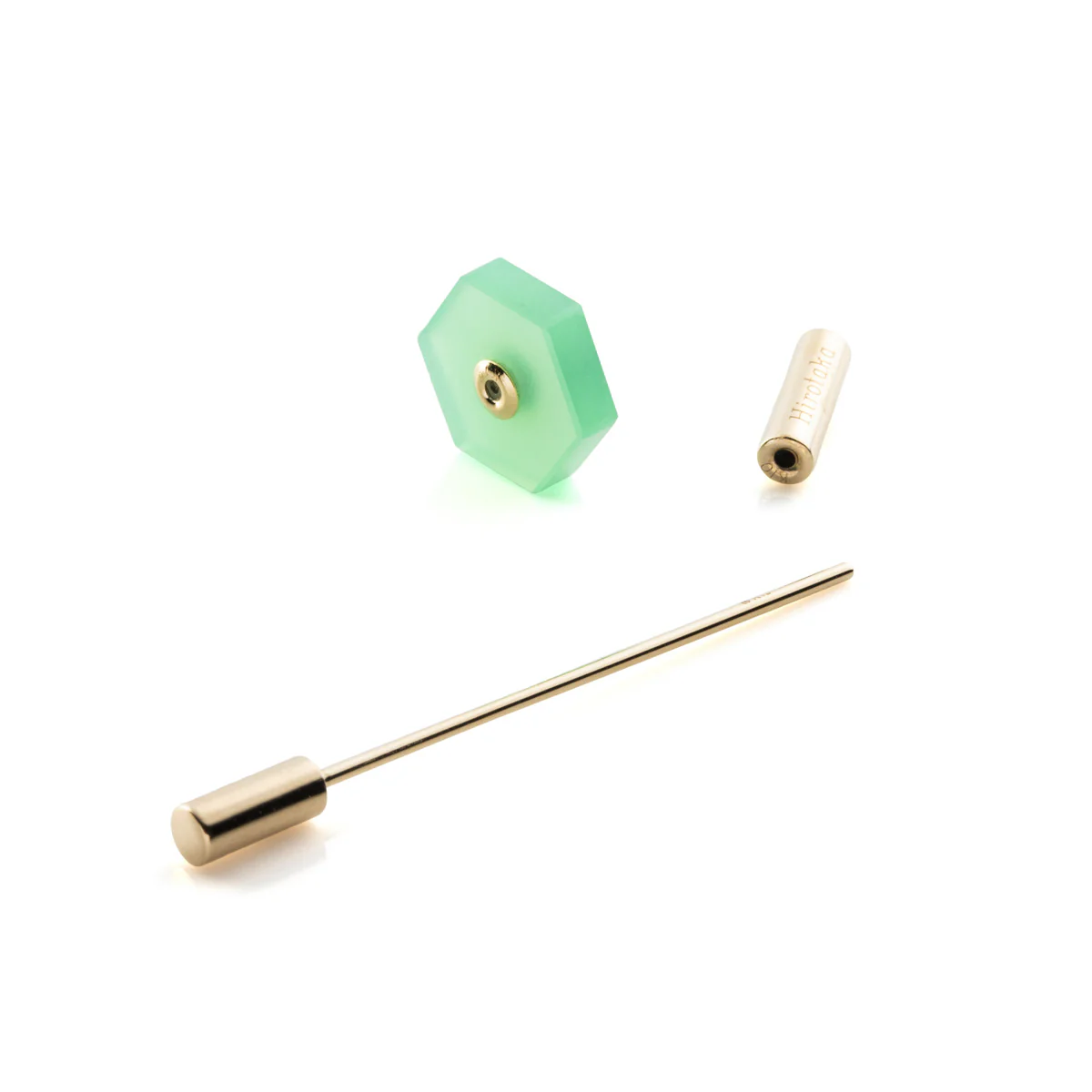 Short SPEAR Earring, Chrysoprase - Image 3
