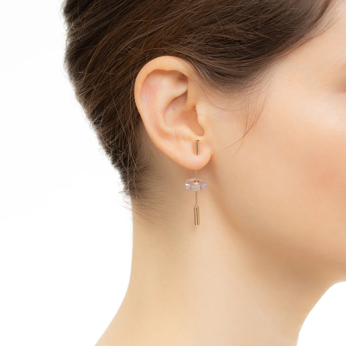Short SPEAR Earring, Amethyst - Image 2