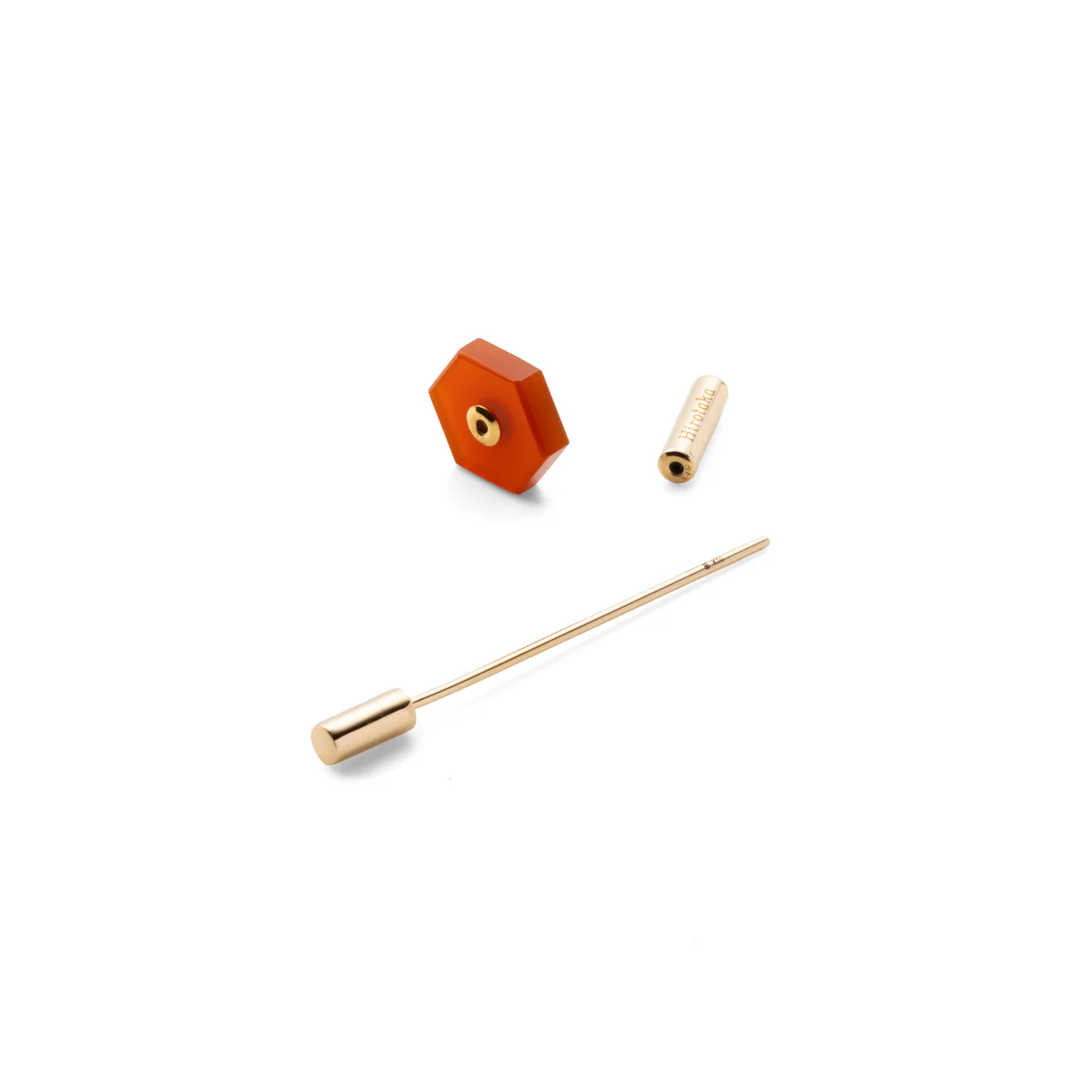 Short SPEAR Earring, Carnelian - Image 3