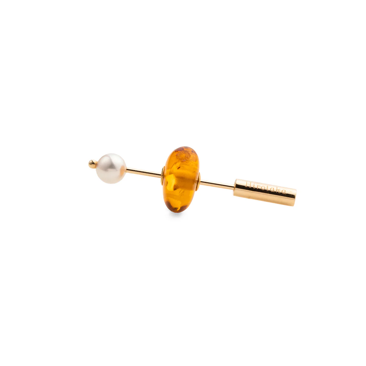 Mini SPEAR Earring, Amber - Image 3